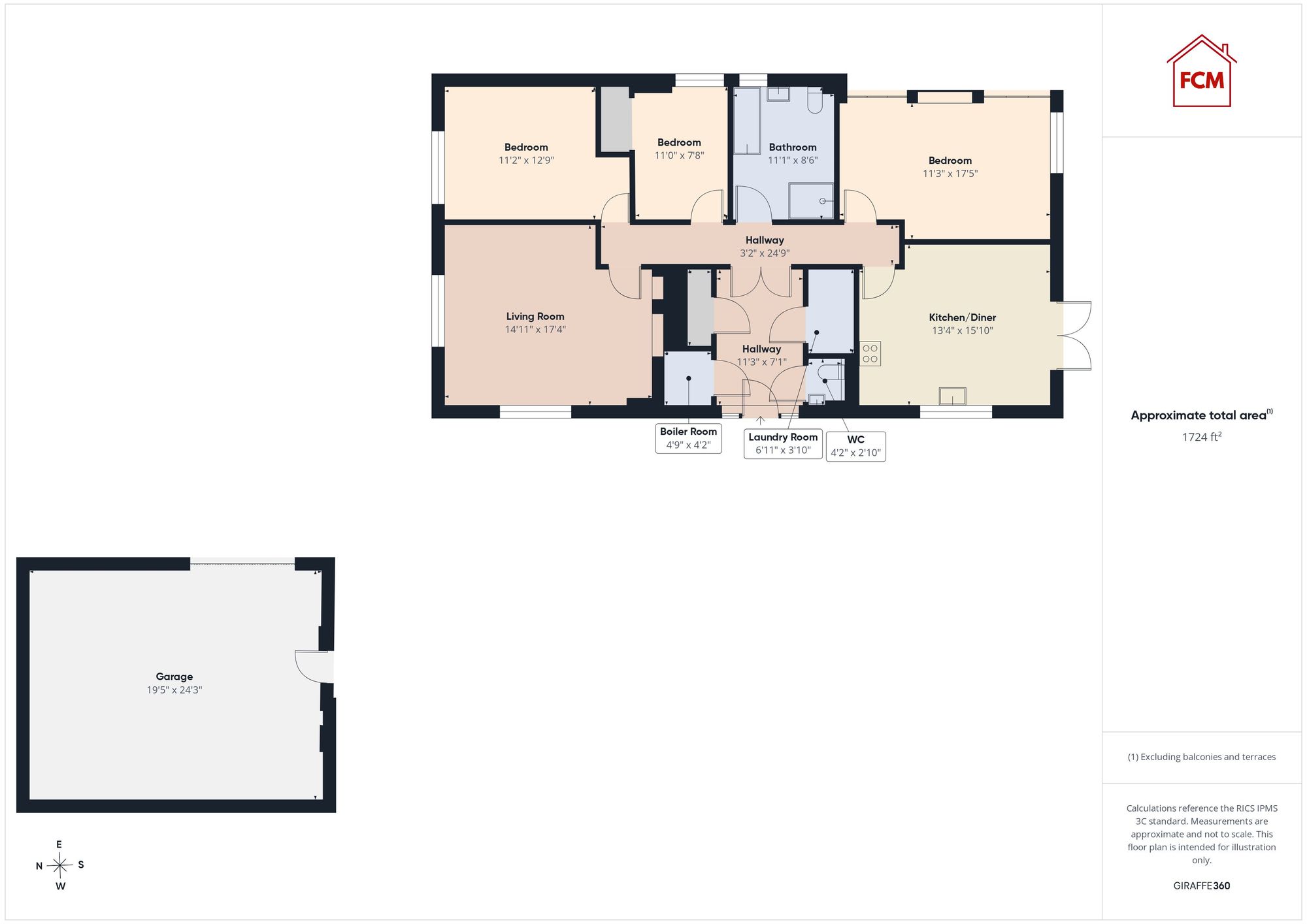 Linethwaite Dancing, Moor Row floorplan