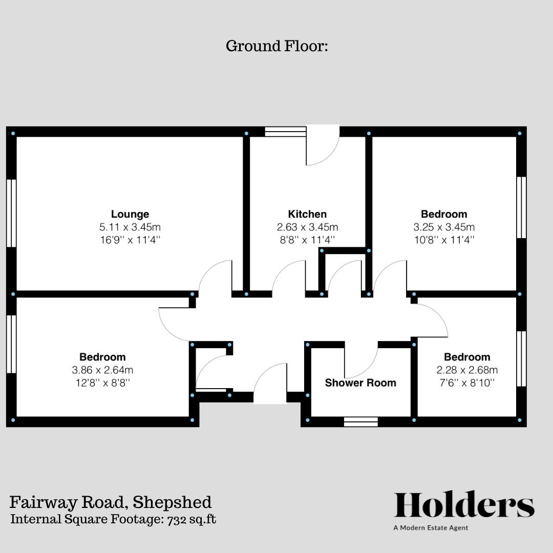Fairway Road, Shepshed, Loughborough floorplan