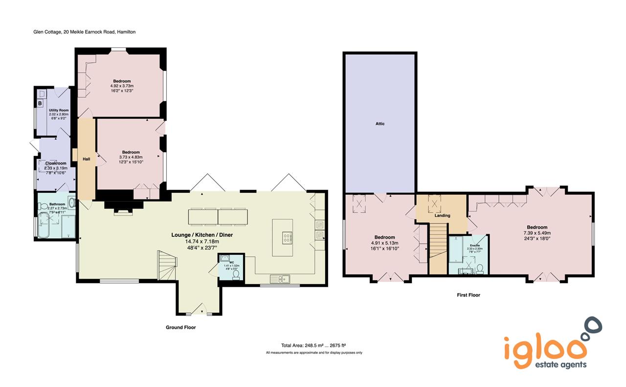 Glen Cottage, Hamilton floorplan