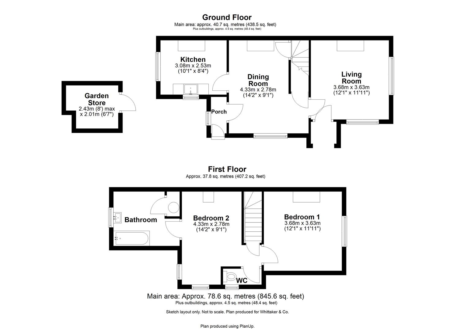 Carfax, Bower Heath Lane, Bower Heath, Harpenden floorplan