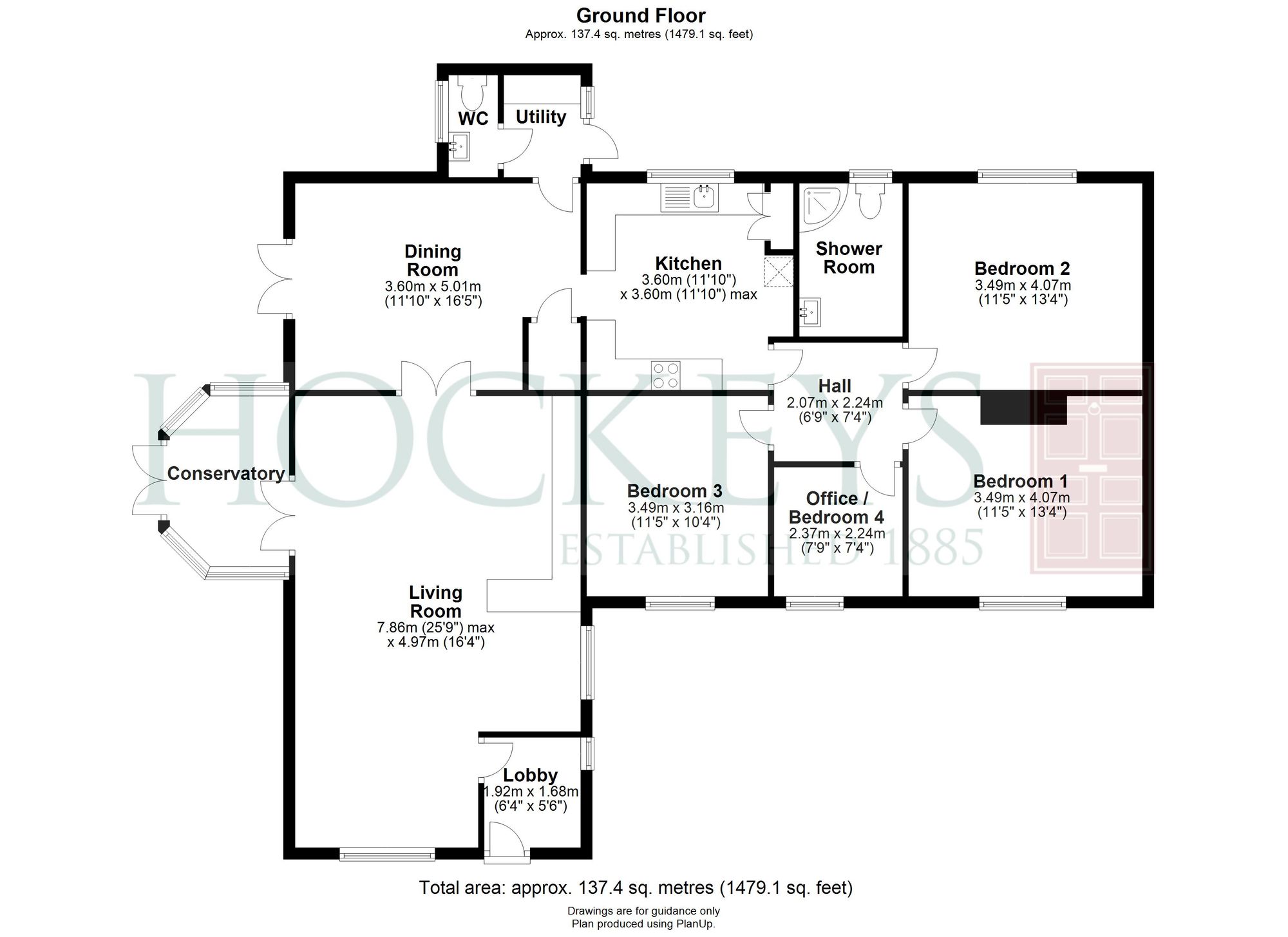 1 Foxton Road, Cambridge floorplan