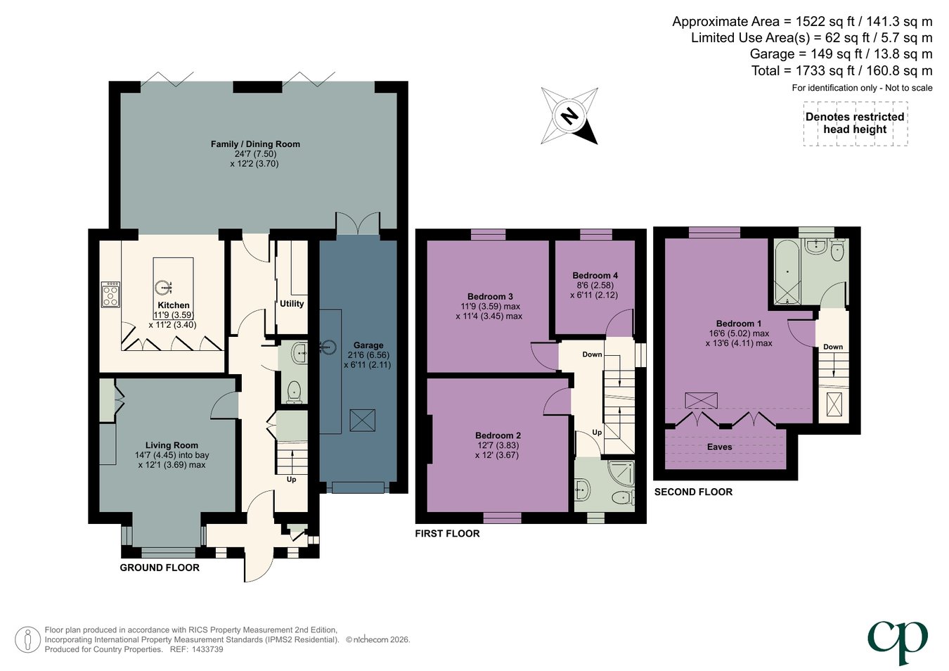 27, Ampthill Road, Flitwick floorplan