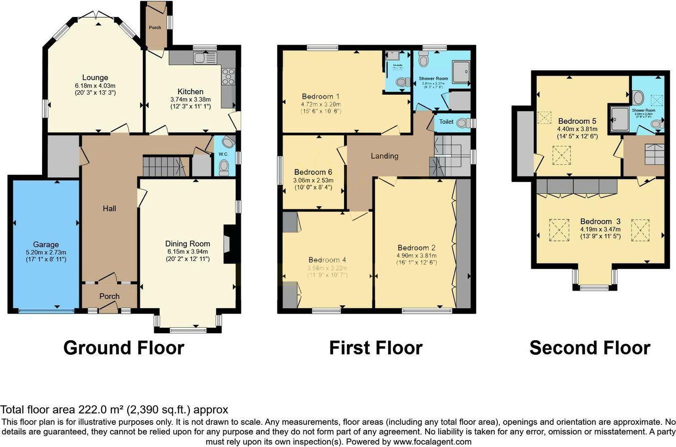 499, Victoria Avenue, Southend-on-Sea floorplan