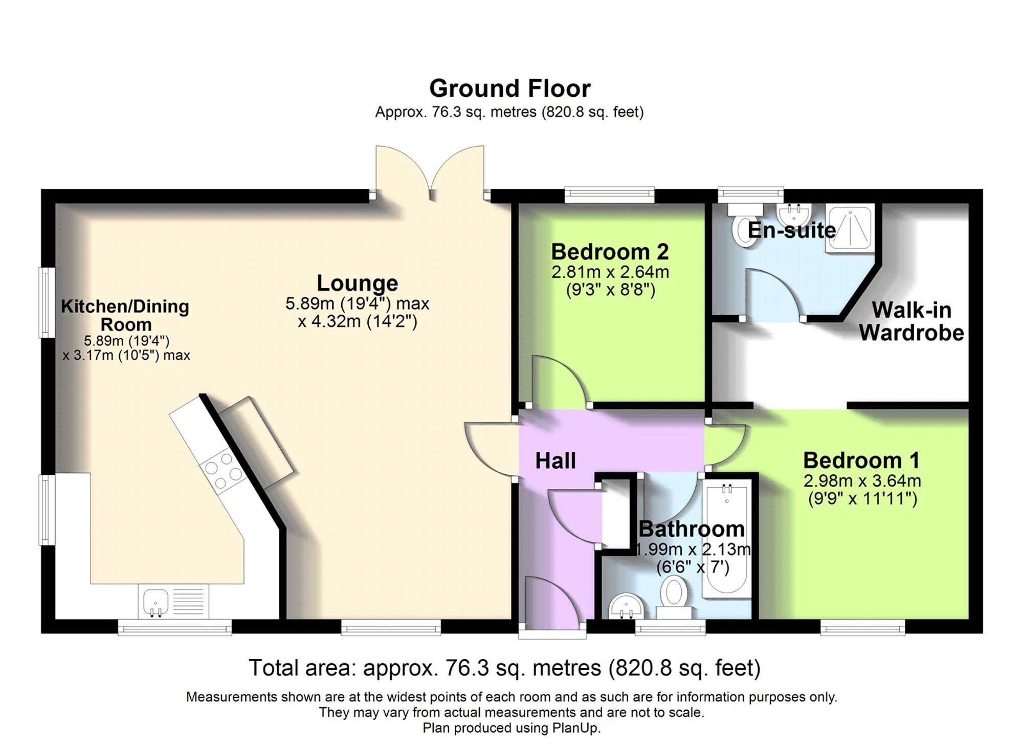 2 Homelands Park, Telford floorplan
