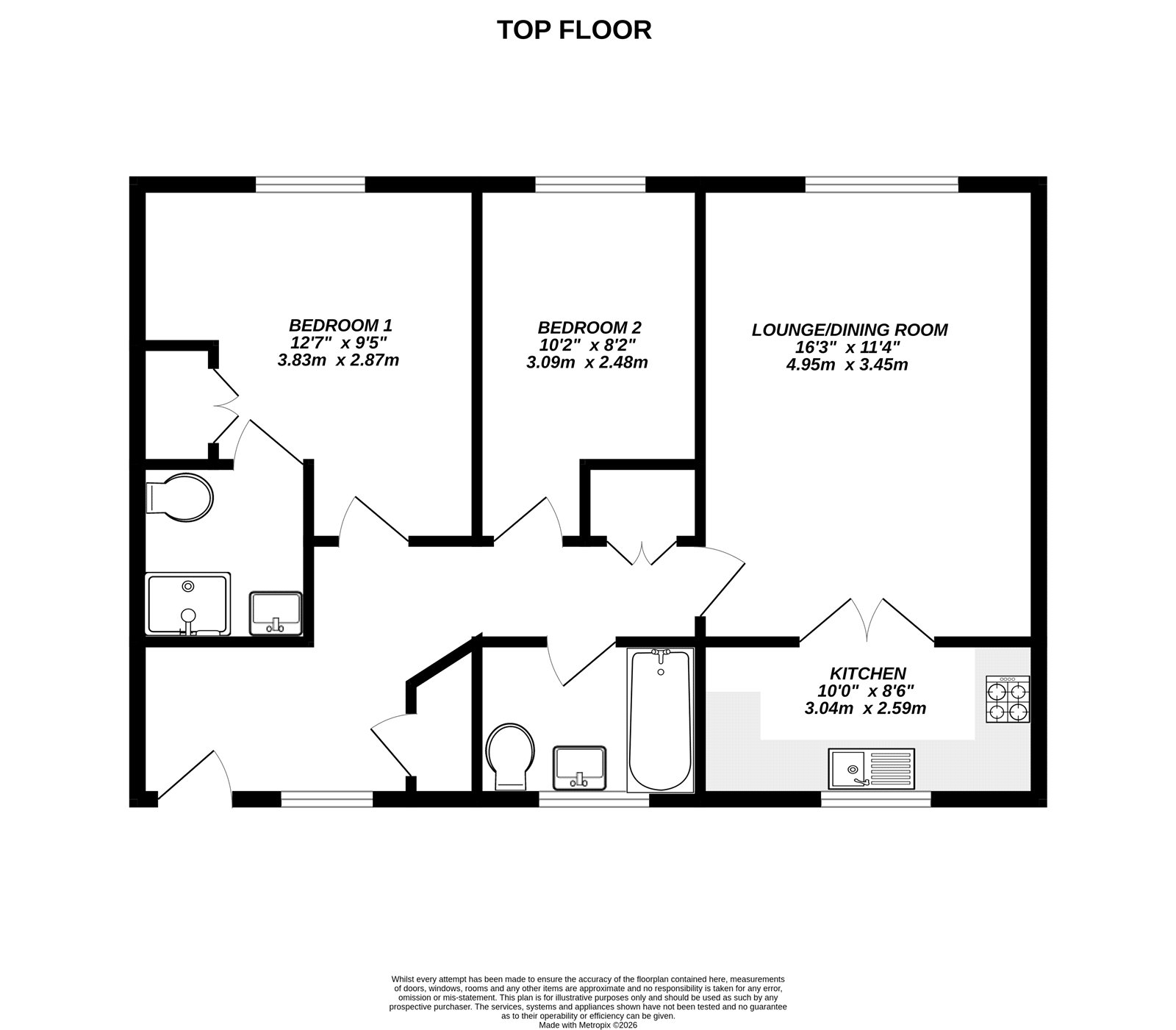 8 Debden House,, Sycamore Rise, Berkshire floorplan