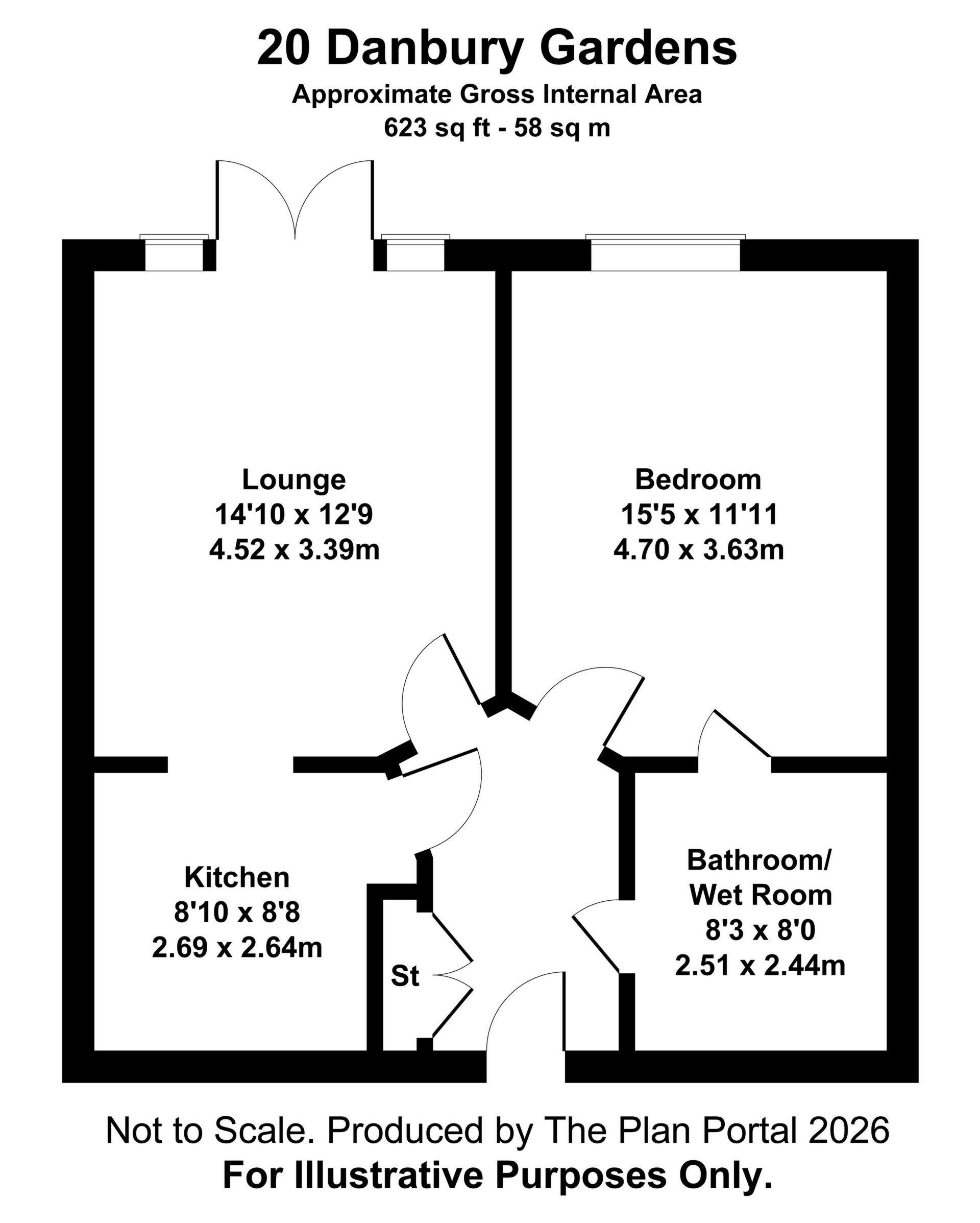 20 Danbury Gardens, Danbury Place, Leicester floorplan