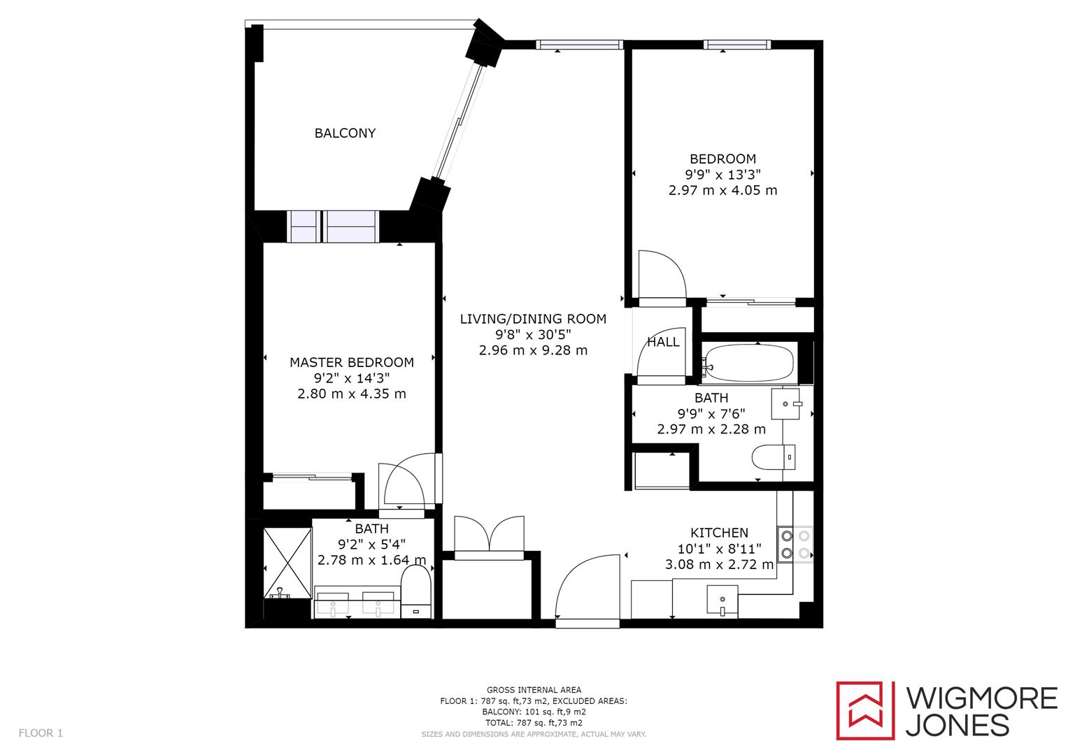 24, The Crosse, Bermondsey floorplan