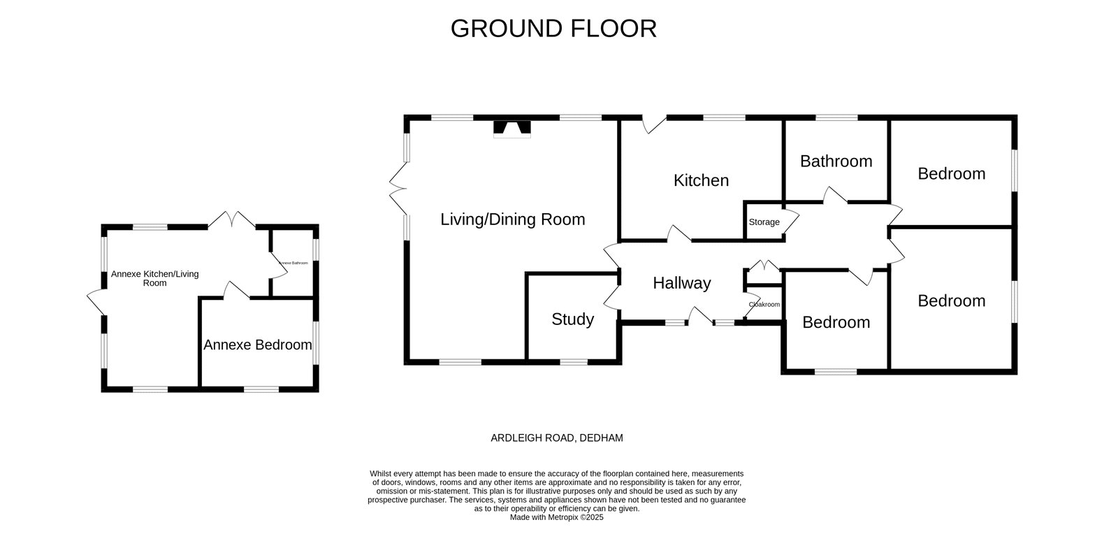 Oakbank,, Ardleigh Road, Colchester floorplan