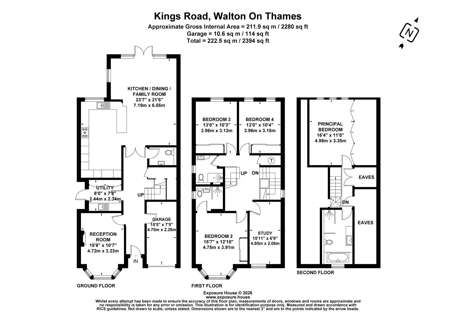 81, Kings Road, Surrey floorplan