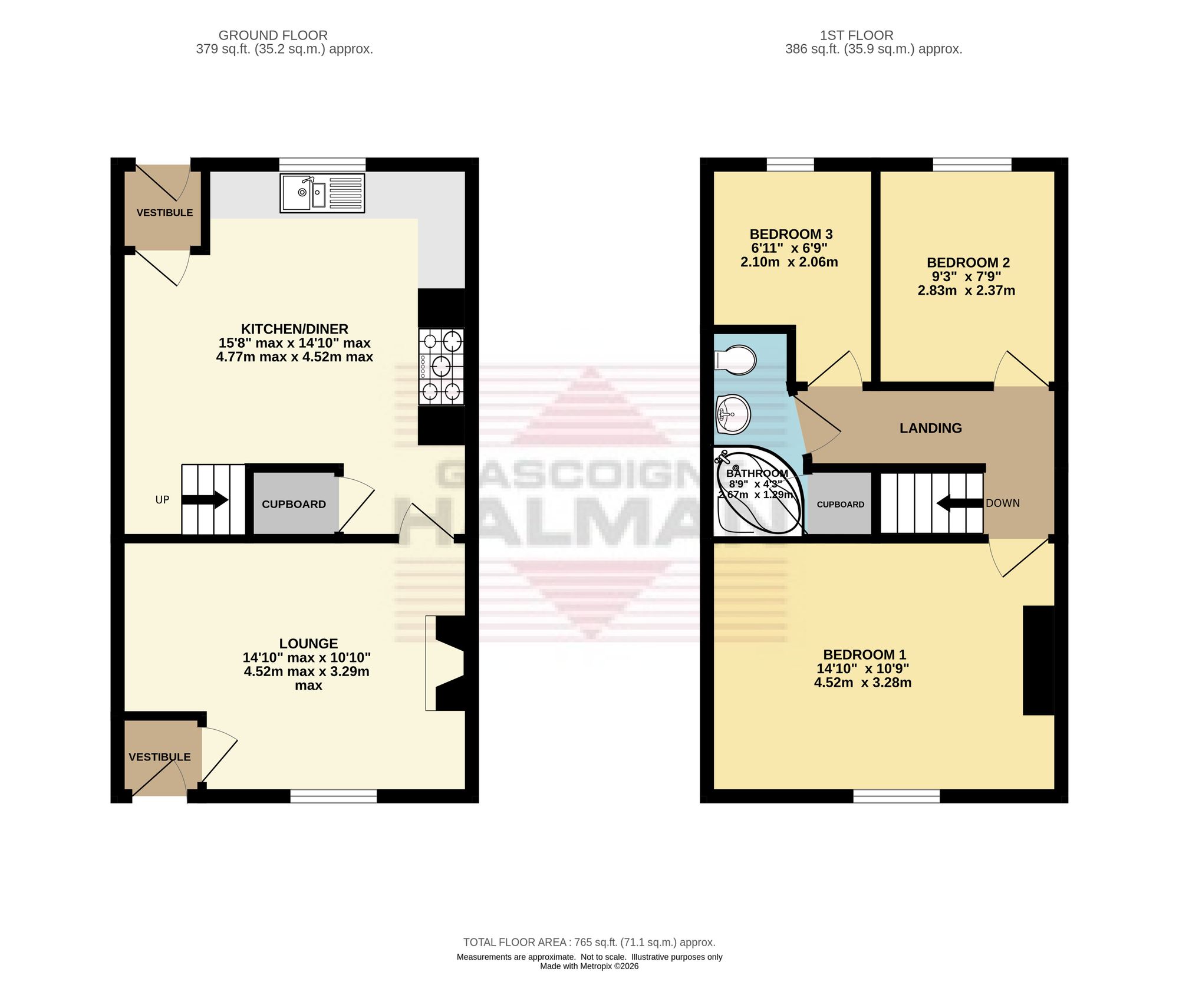 5 Moorfield Terrace, Hyde floorplan