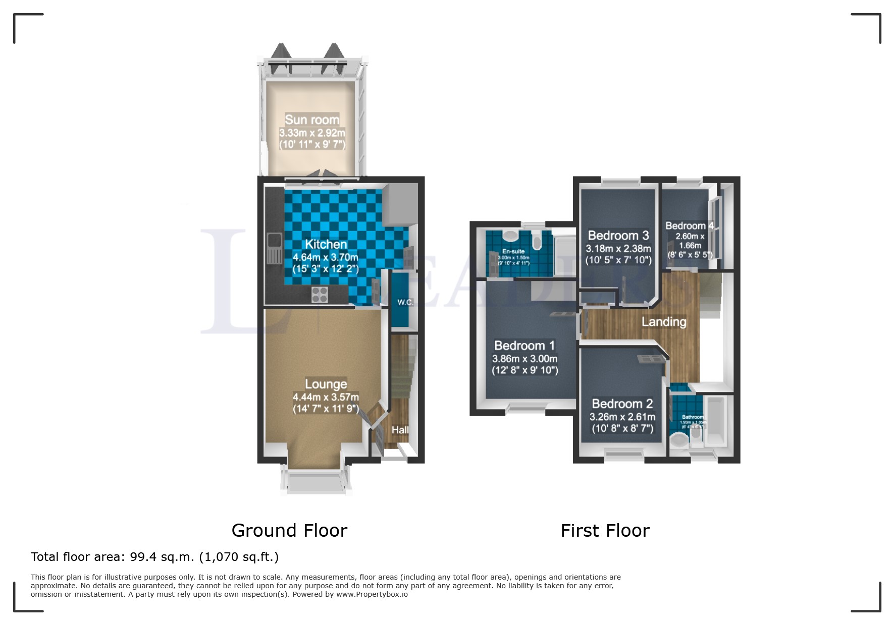 3, Finch Walk, Halstead floorplan