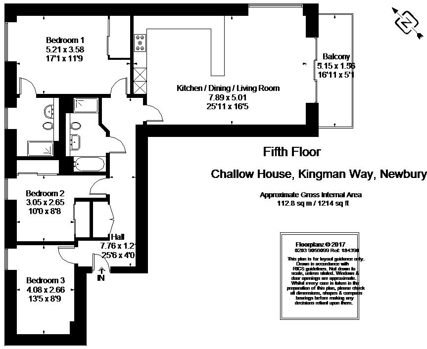 3 Bedrooms Flat to rent in Kingman Way, Newbury RG14