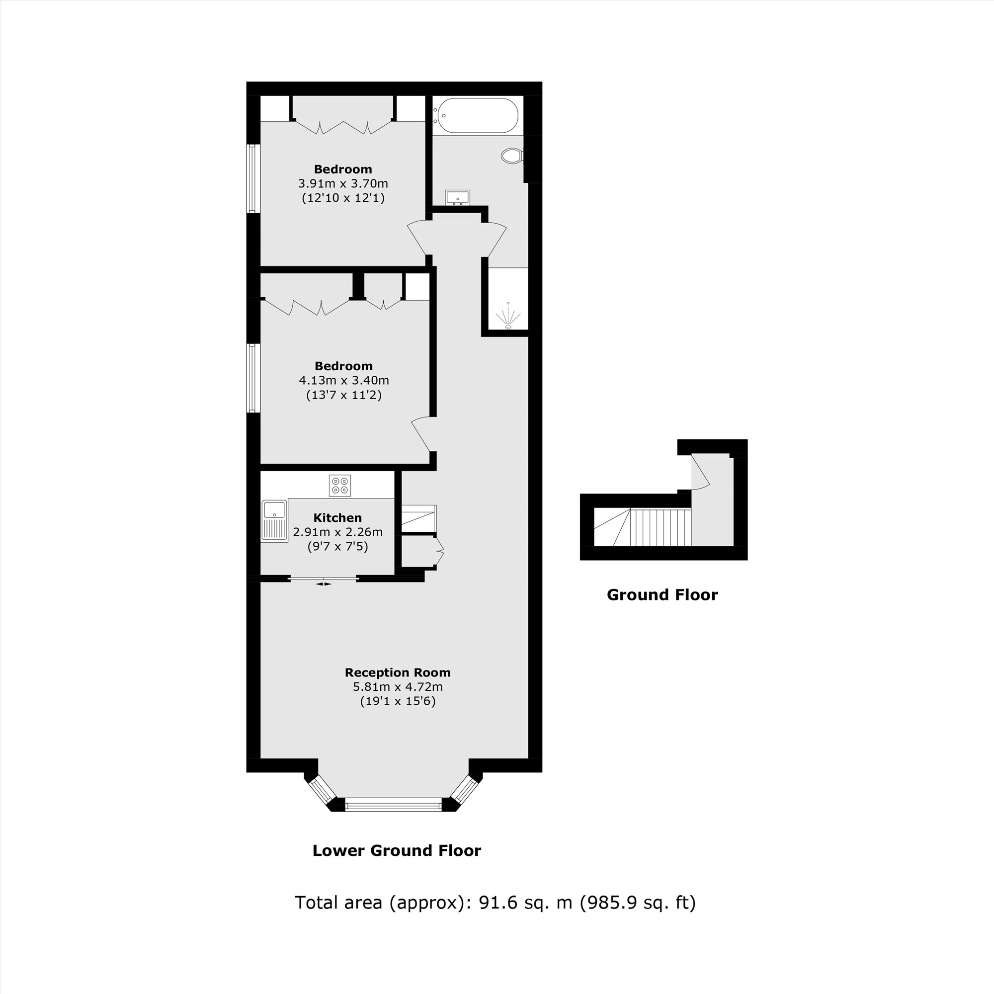 Thurlow Park Road, London floorplan