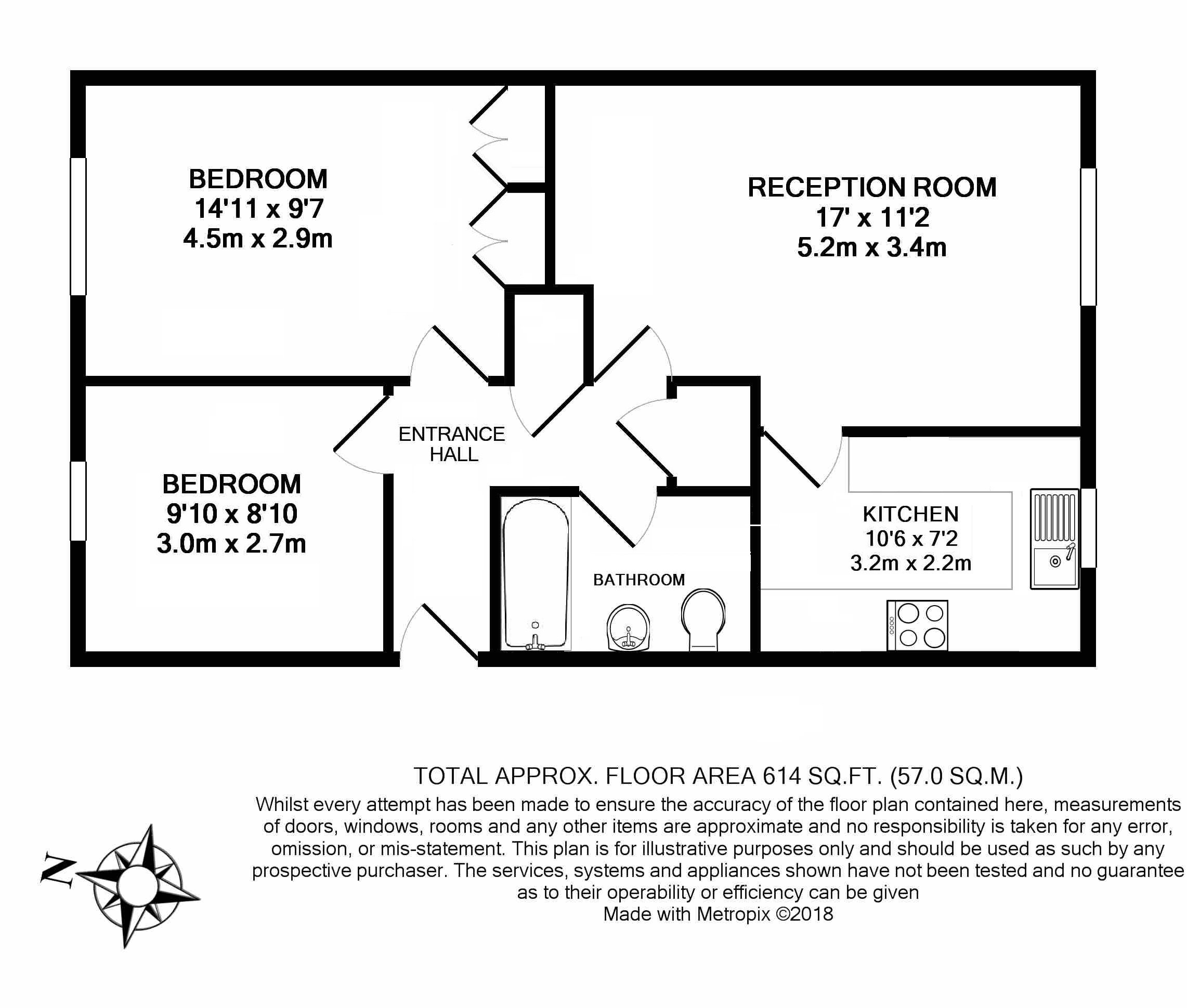 2 Bedrooms Flat to rent in 26 Arragon Road, Twickenham TW1