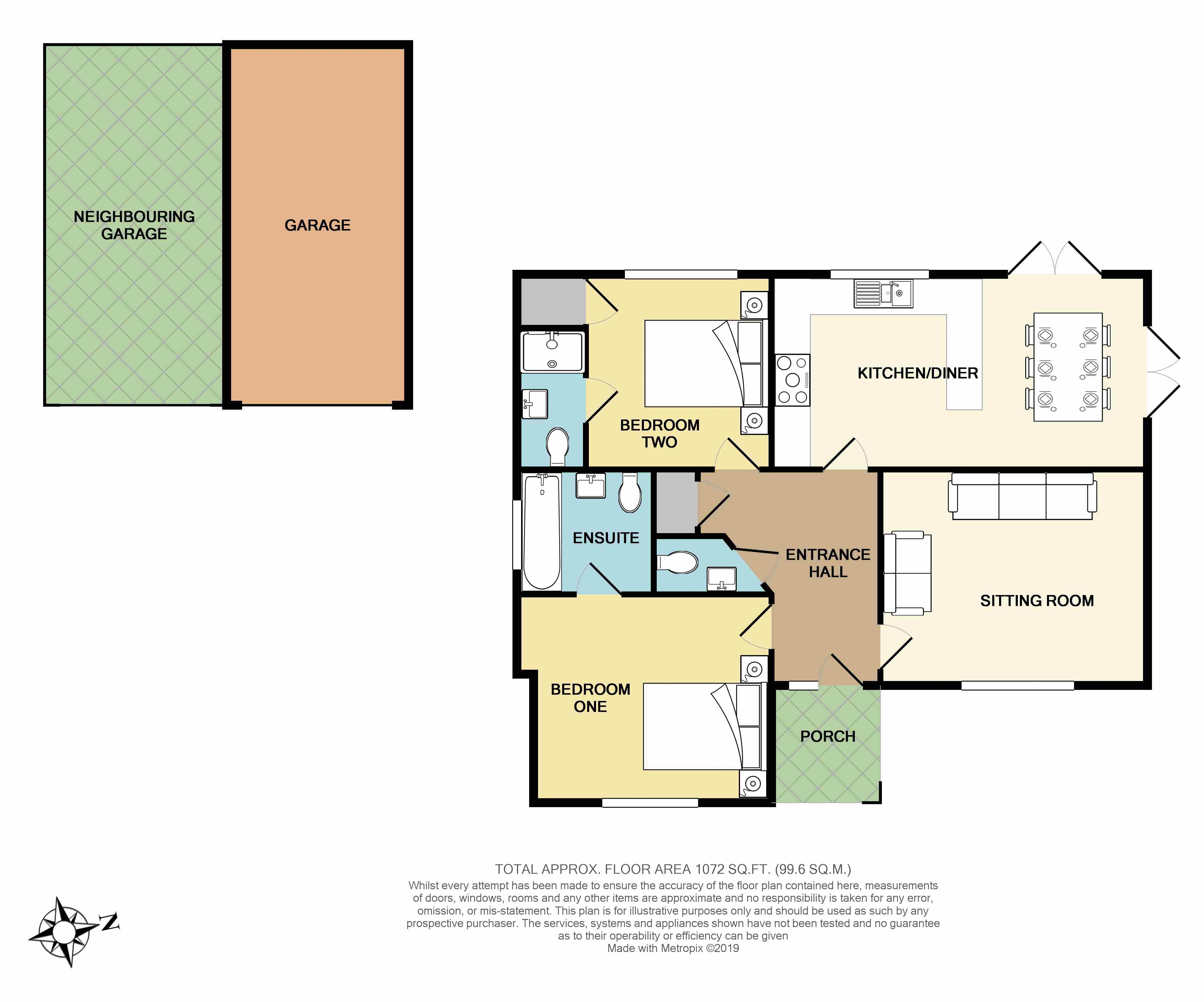 2 Bedrooms Detached bungalow for sale in East Street, Martock TA12