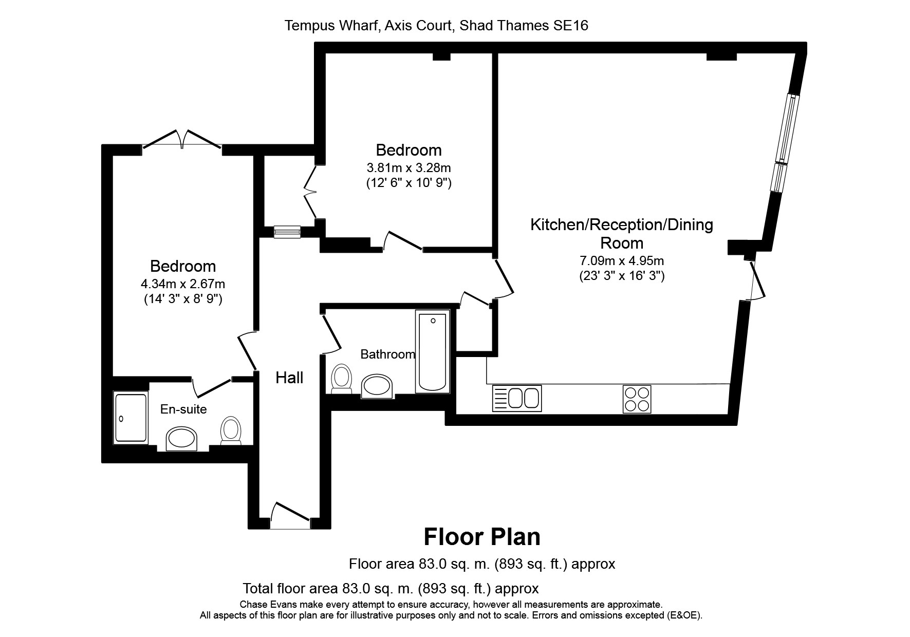 2 Bedrooms Flat to rent in Tempus Wharf, Axis Court, Shad Thames SE16