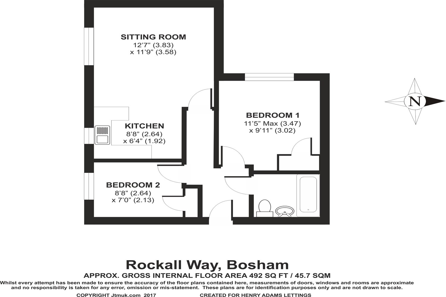 12, Rockall Way, Bosham, Chichester floorplan