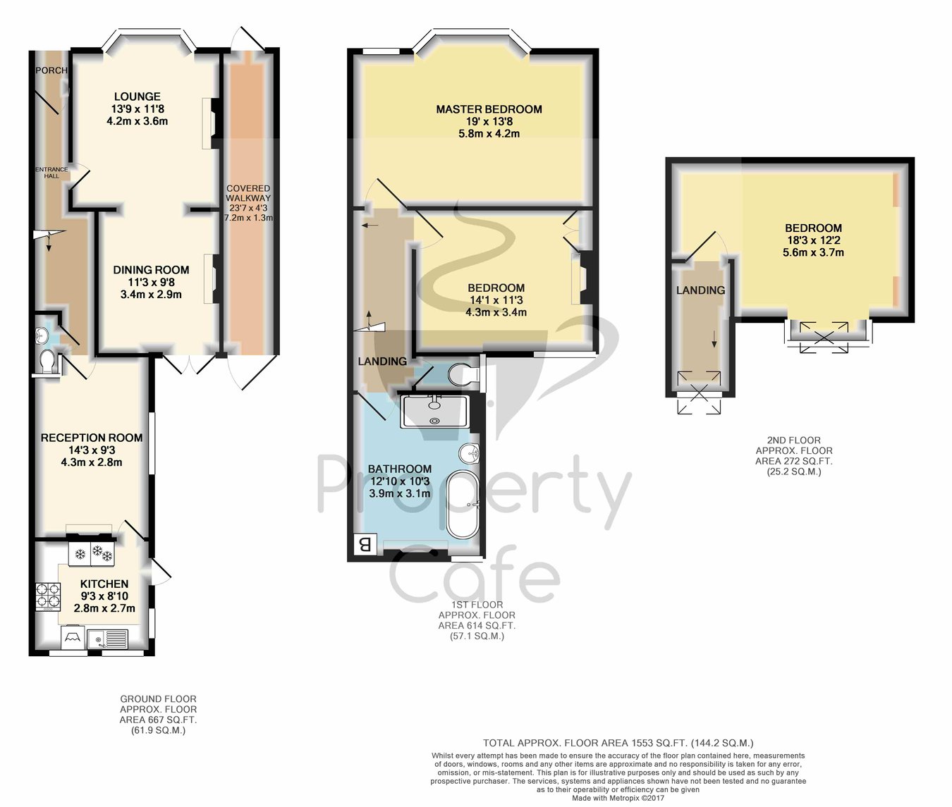 45, Cornwall Road, Bexhill-on-Sea floorplan