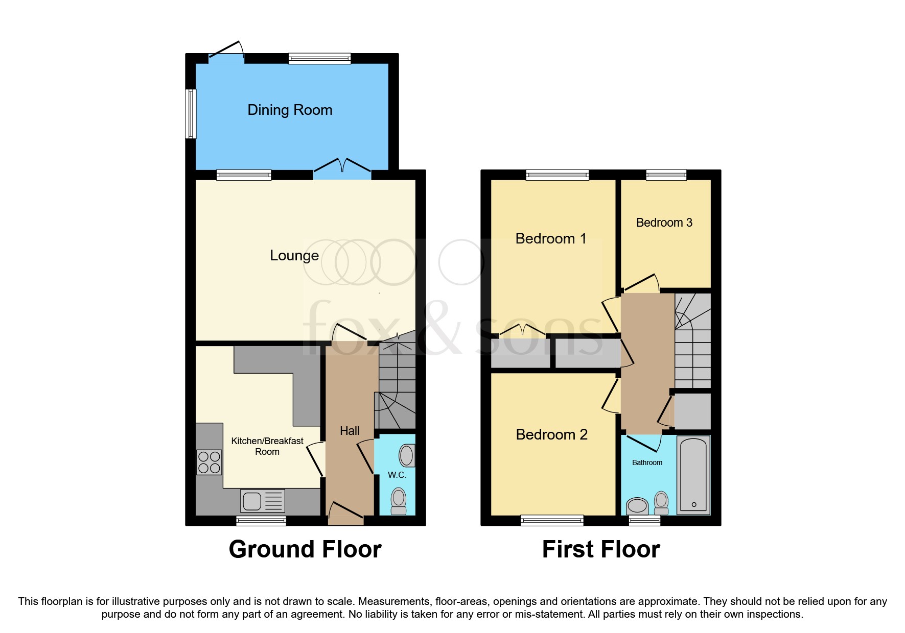 19, Churchill Way, Watchet floorplan
