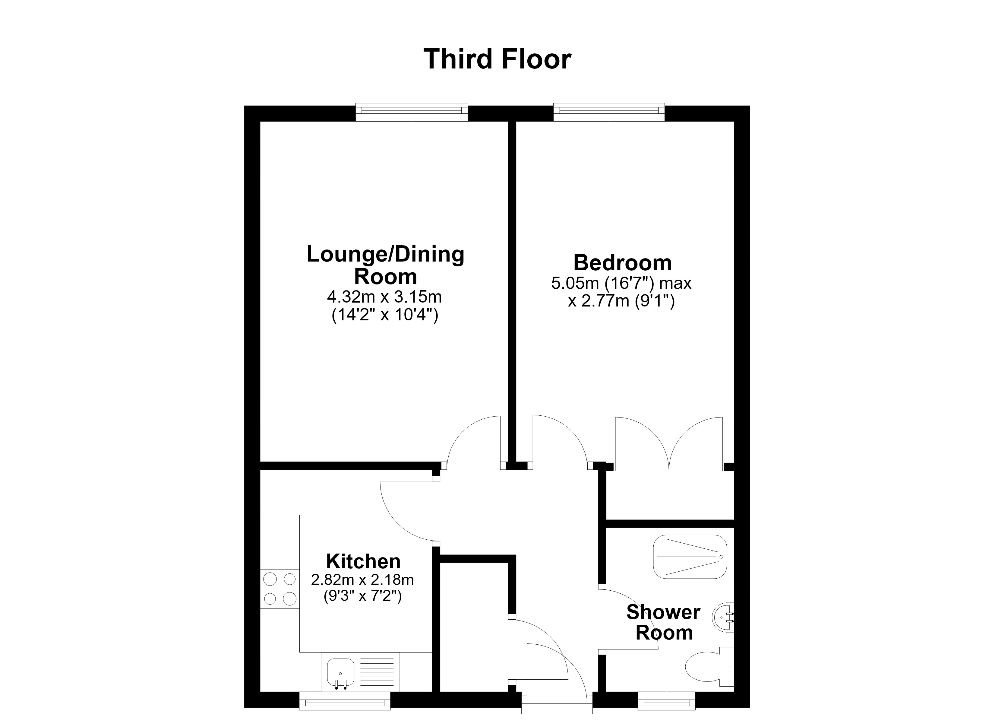 27, Cavendish House, Lennox Street, Bognor Regis floorplan