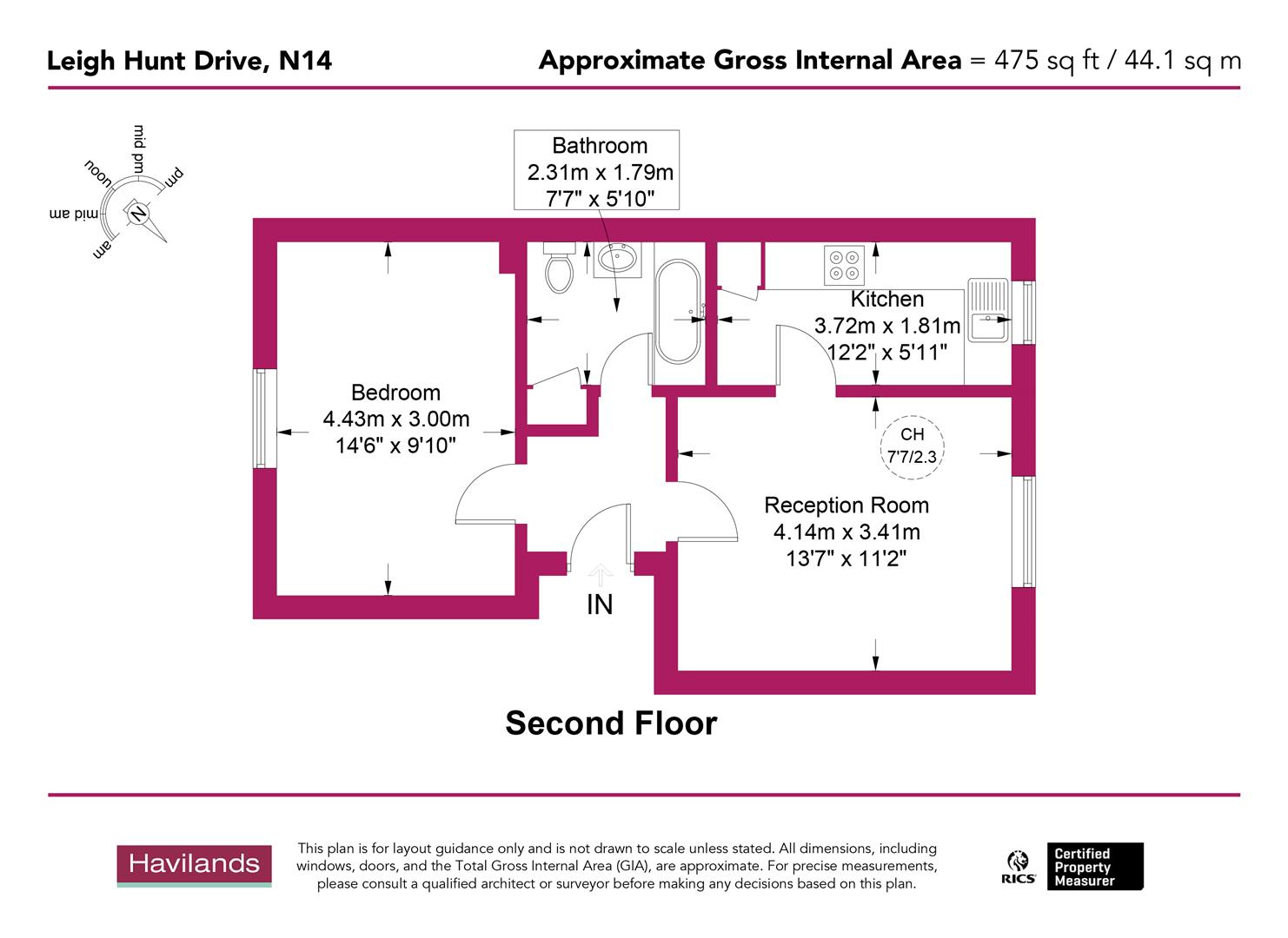 196, Leigh Hunt Drive, N14 floorplan