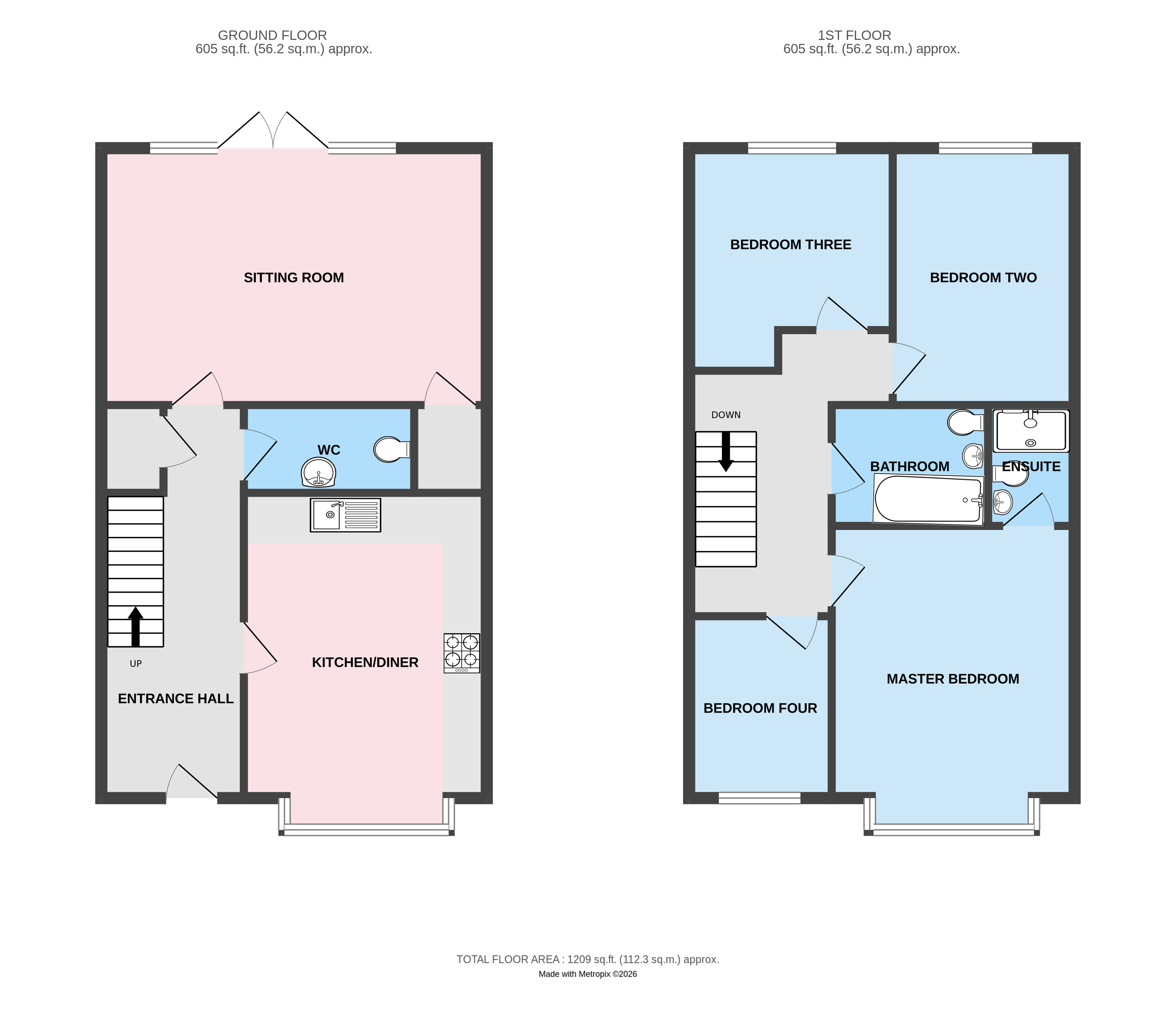 157, Birchfield Way, Telford floorplan
