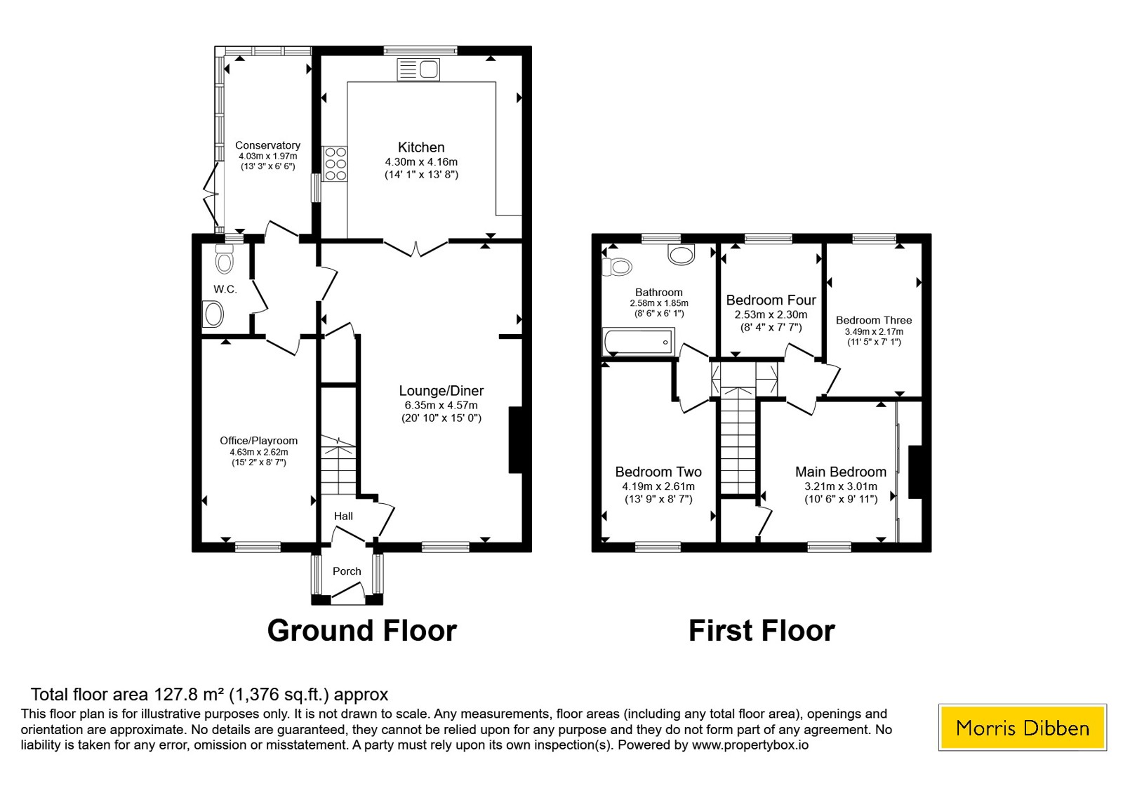 21, Butts Crescent, Hampshire floorplan