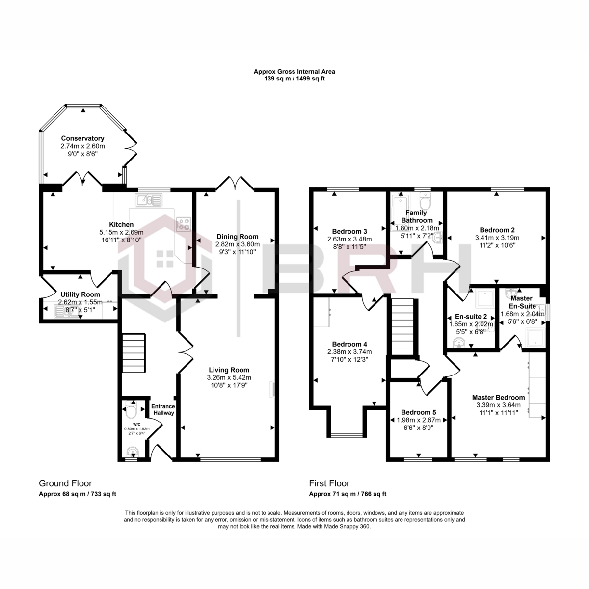 319, Pershore Way, Lincoln floorplan