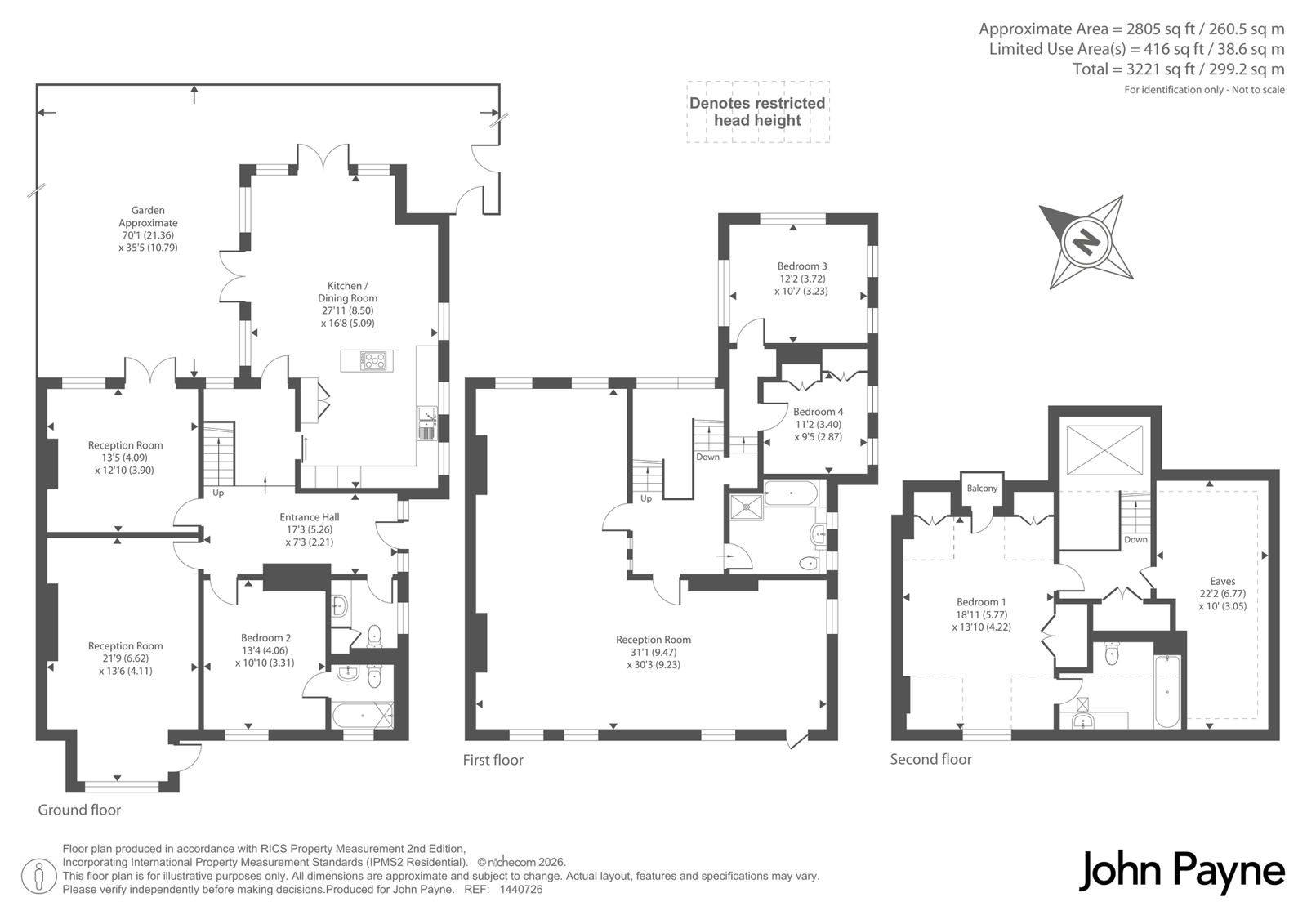 139, Maze Hill, London floorplan