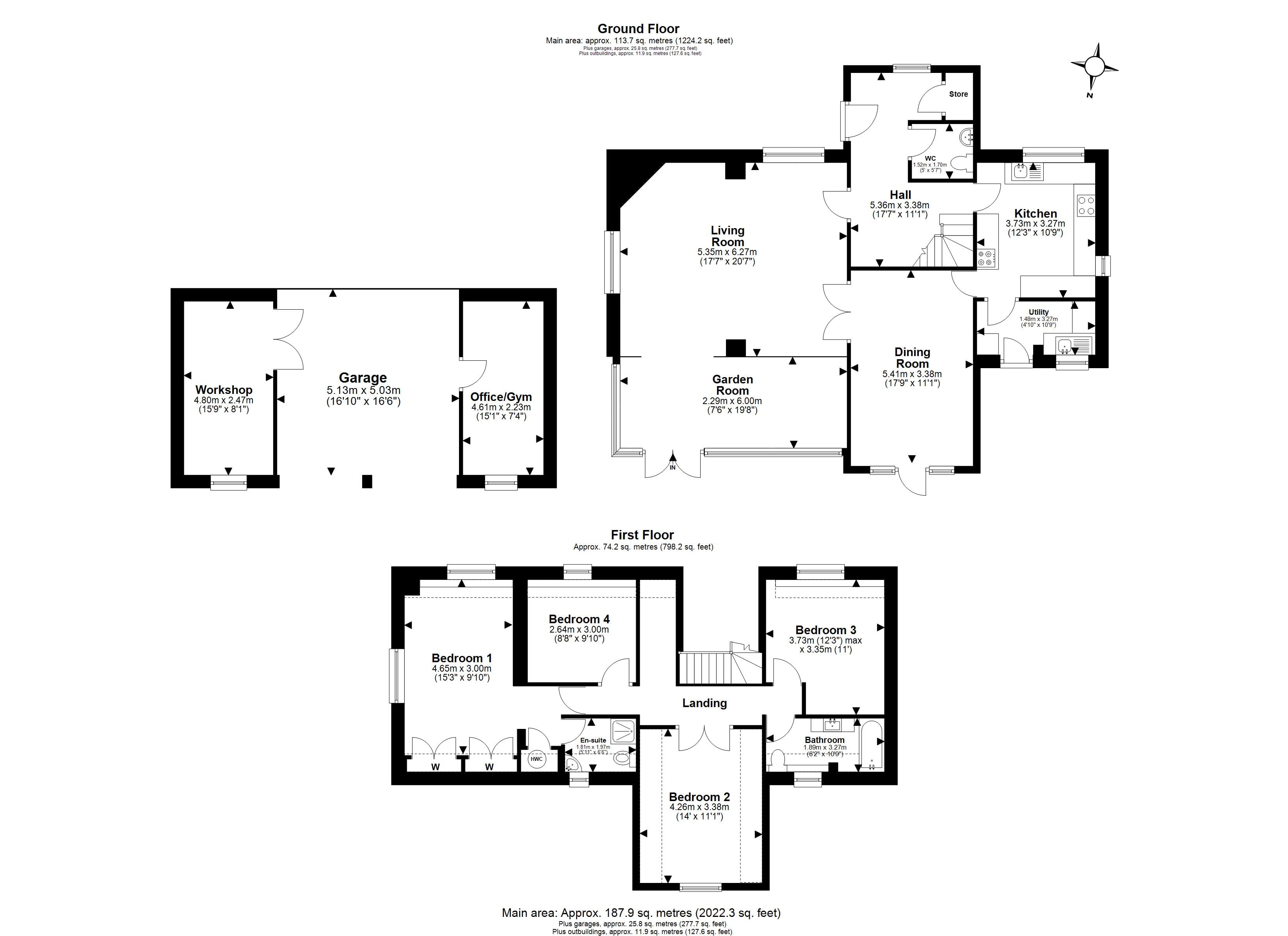 Churchend Barn, Upton Bishop, Ross-on-Wye floorplan
