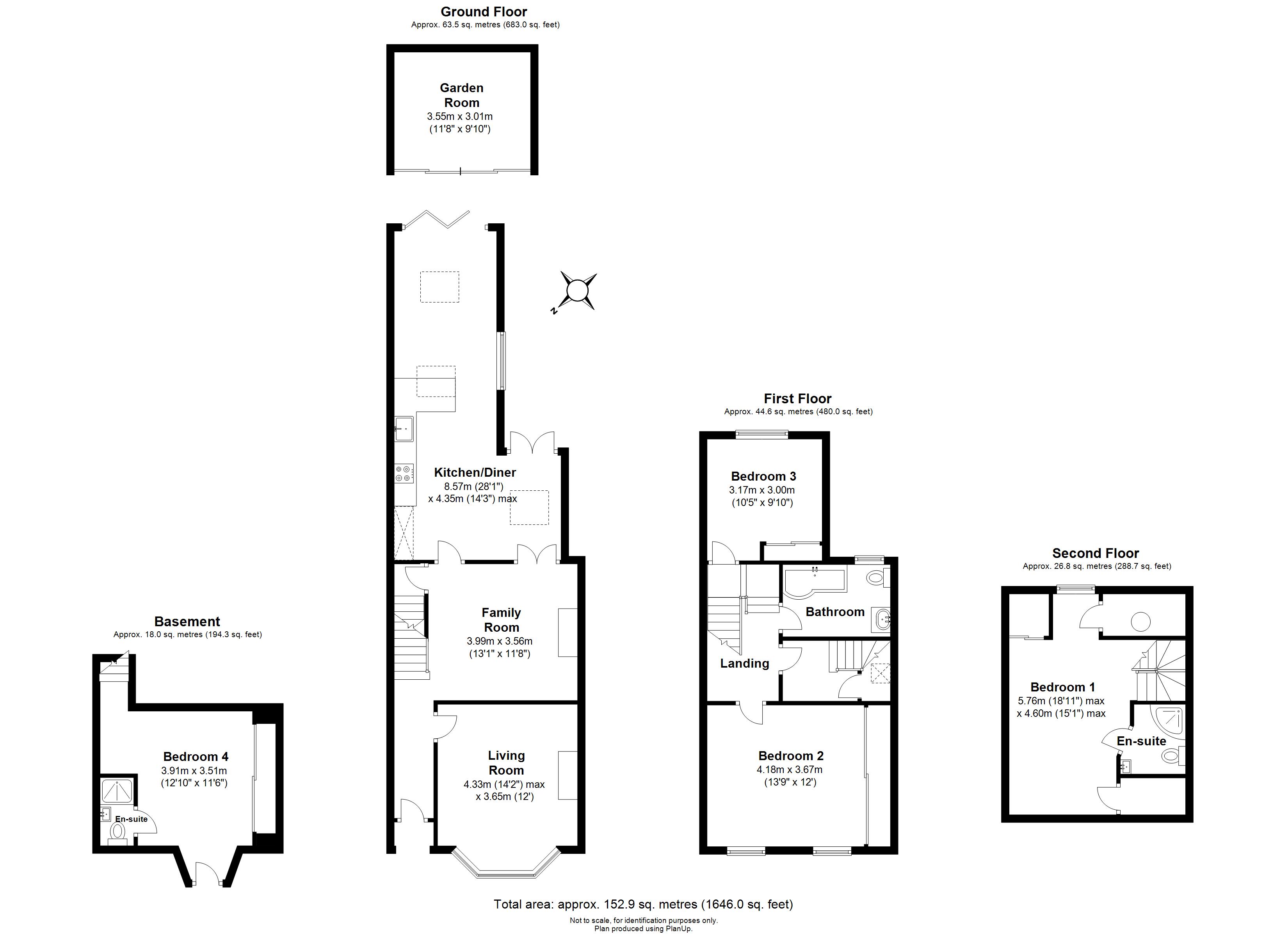 4 Bedrooms  to rent in Church Crescent, St.Albans AL3