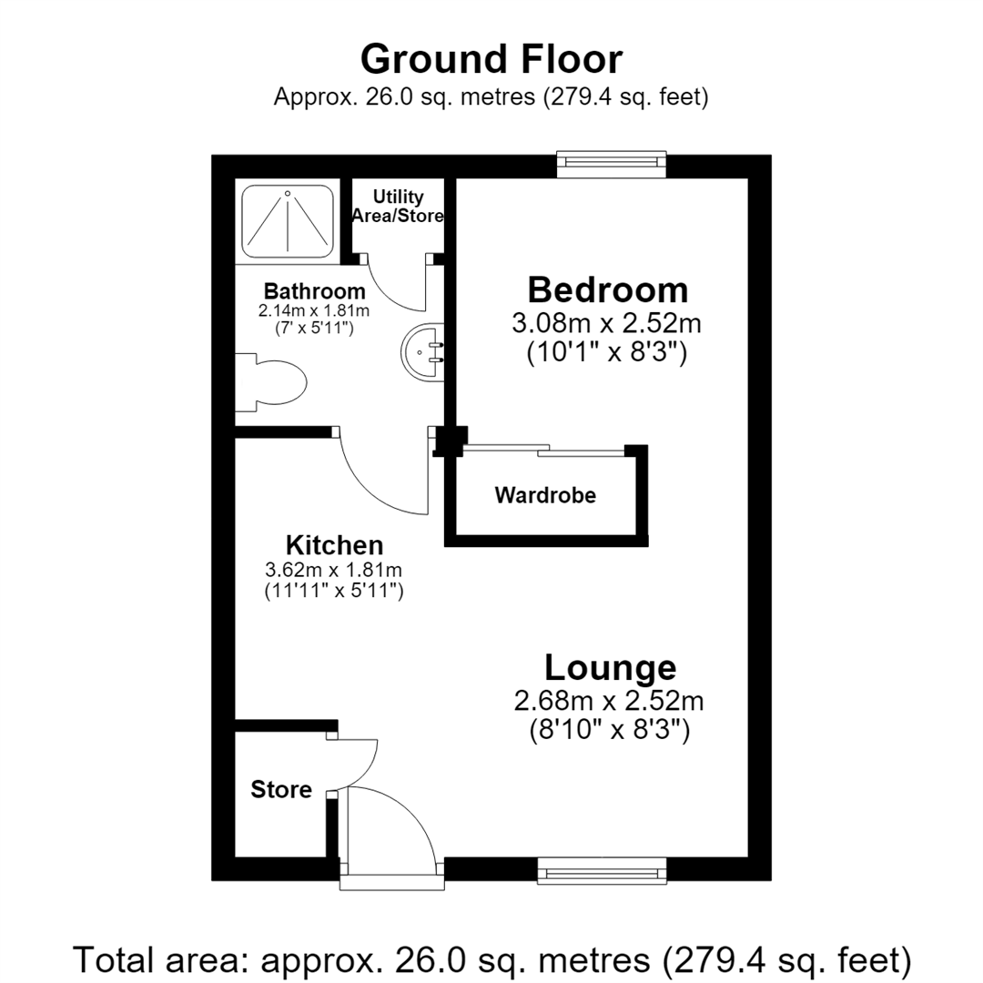 89, Clog Mill Gardens, North Yorkshire floorplan