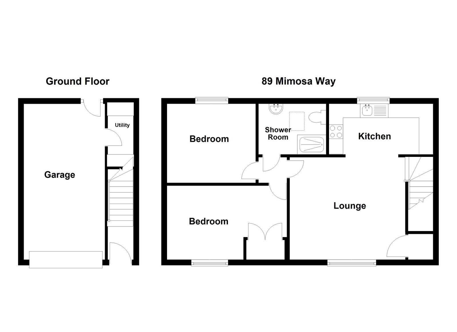 89, Mimosa Way, Paignton floorplan