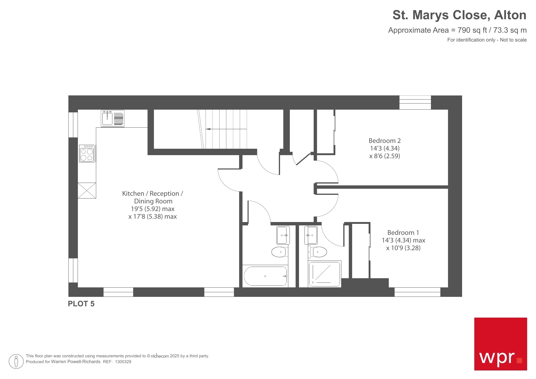 Flat 5,, Atticus House, Alton floorplan