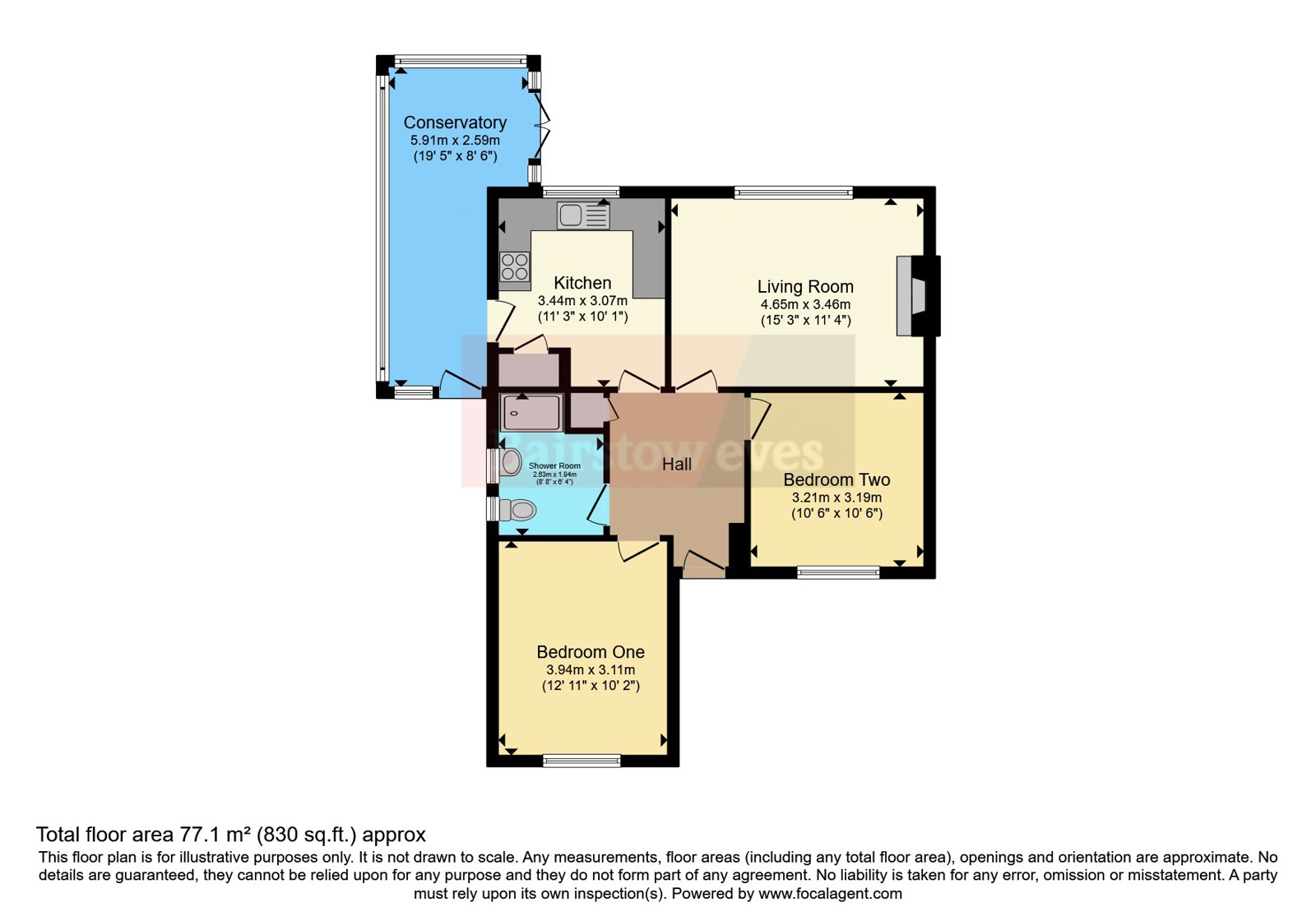 79, Leas Road, Essex floorplan