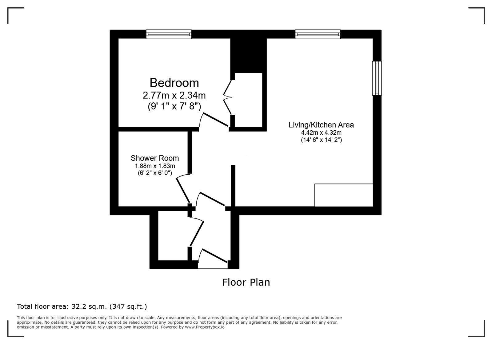 Shrubbery Avenue, Worcestershire floorplan