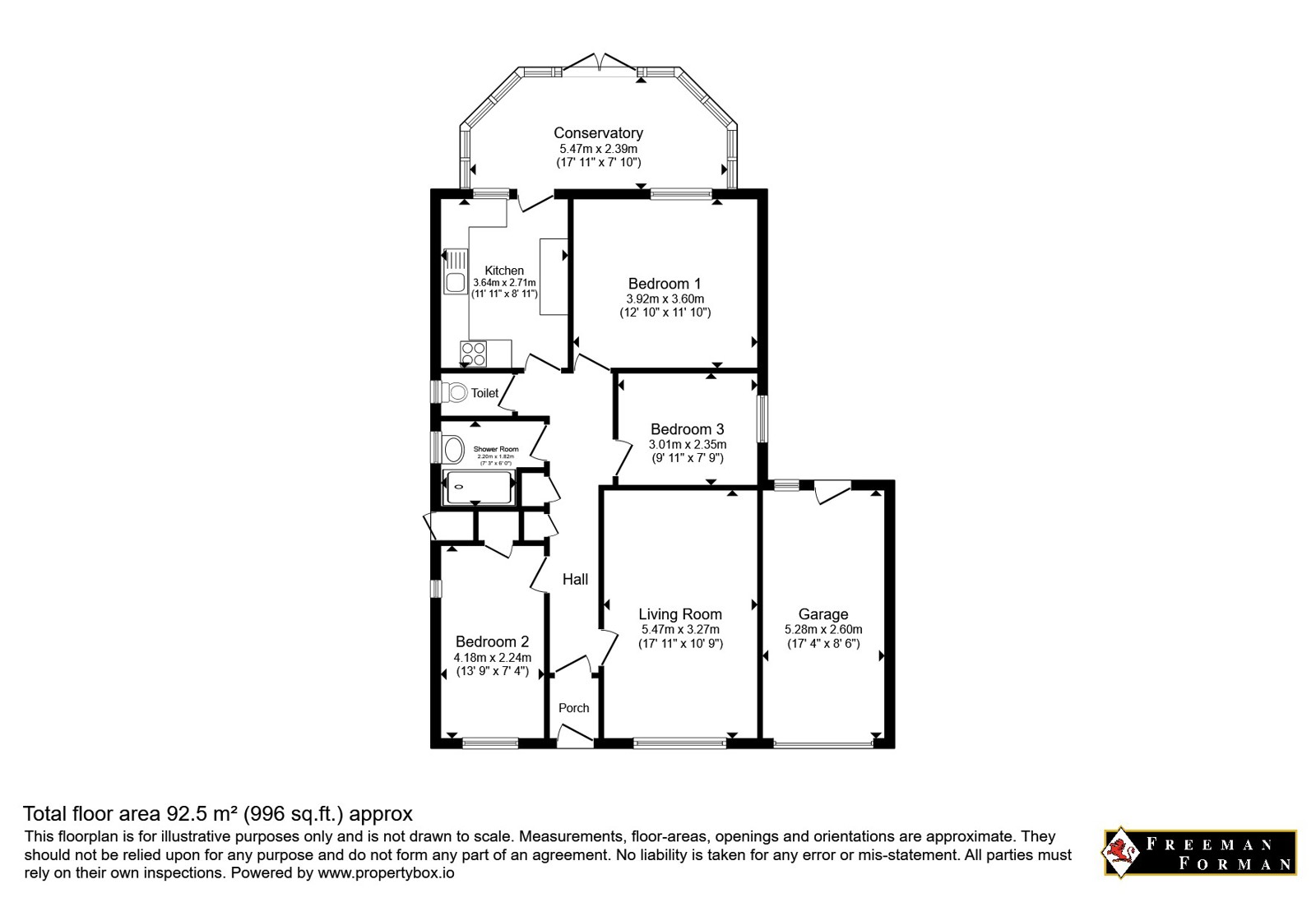 55, Ridgeway, Etchingham floorplan