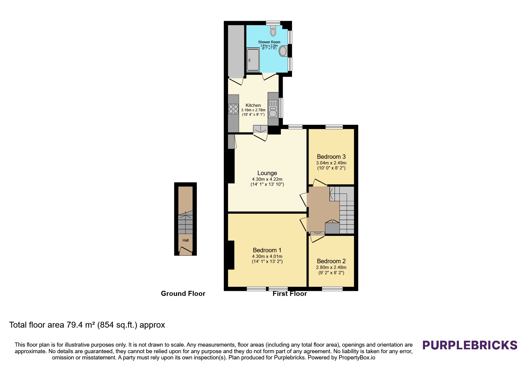 17, Lansdowne Terrace, North Shields floorplan