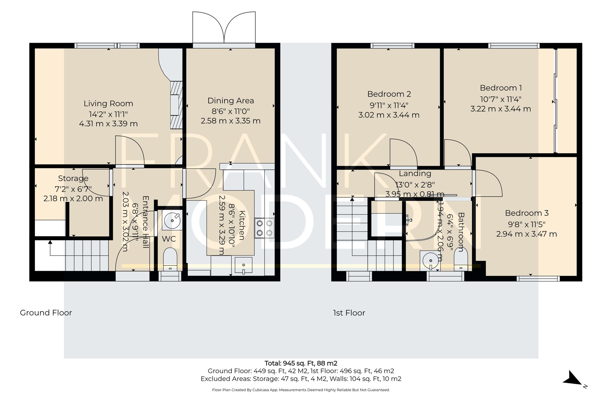 155 Bringhurst, Peterborough floorplan