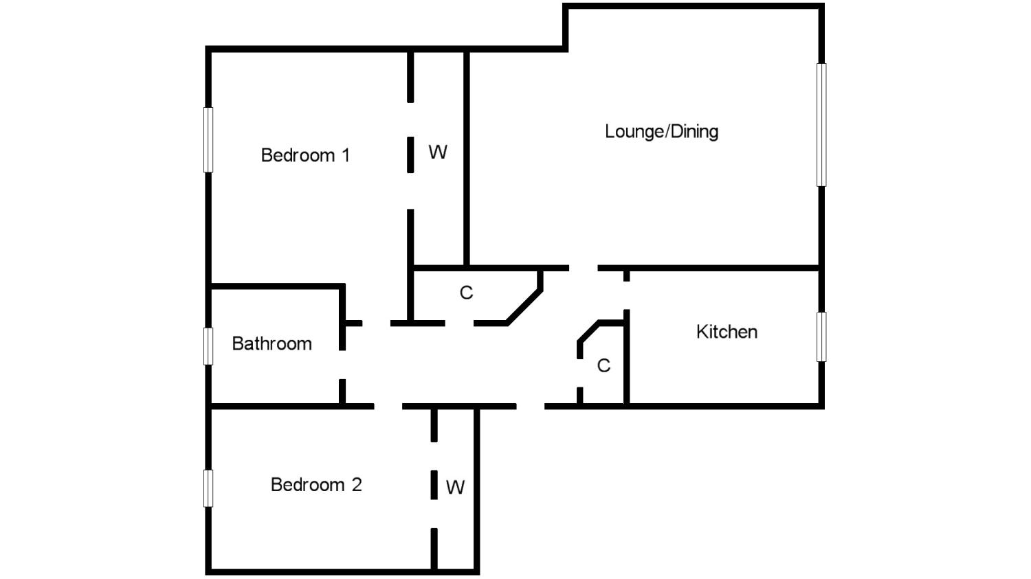 2 Bedrooms Flat for sale in Neilston Road, Paisley, Renfrewshire PA2