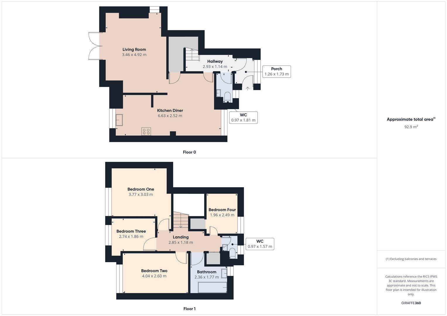 68, Queens Avenue, Ilfracombe floorplan