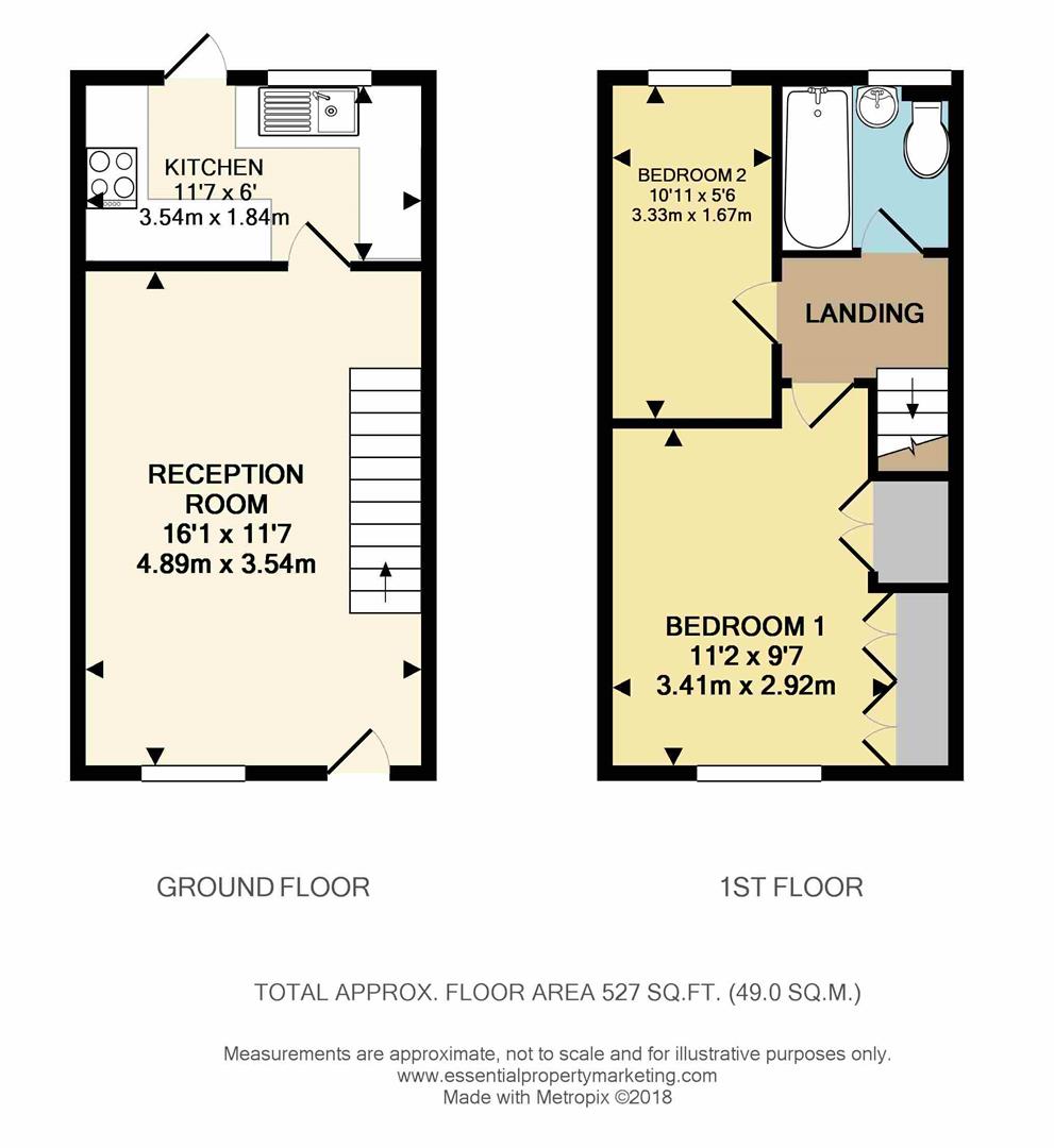 2 Bedrooms Terraced house to rent in Squerryes Mede, Westerham TN16