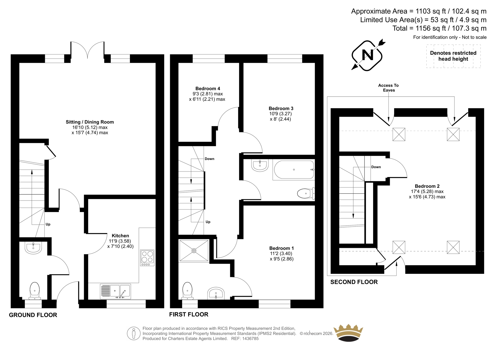 12, Lily Road, Alton floorplan
