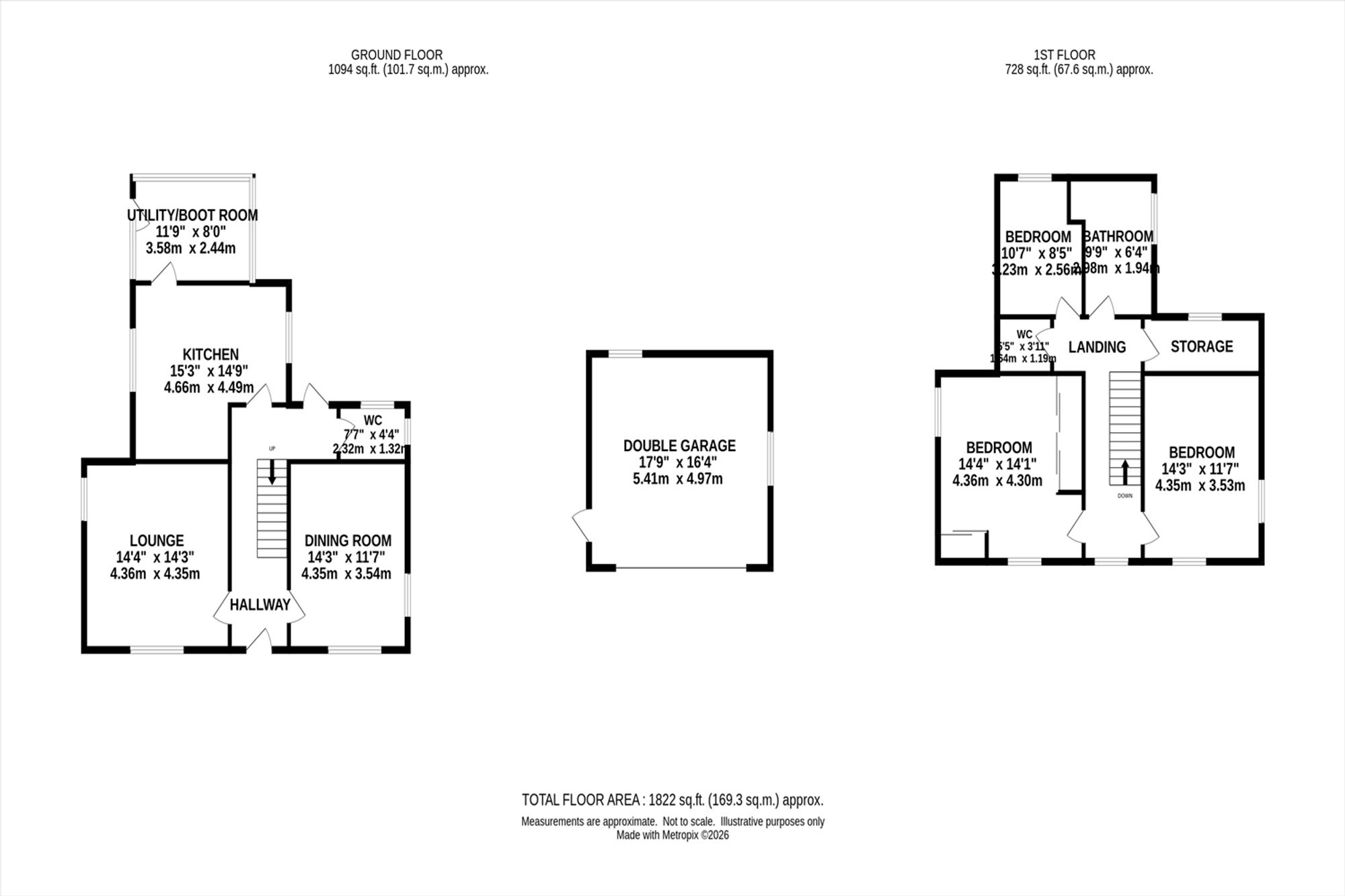 242 Chester Road, Macclesfield floorplan