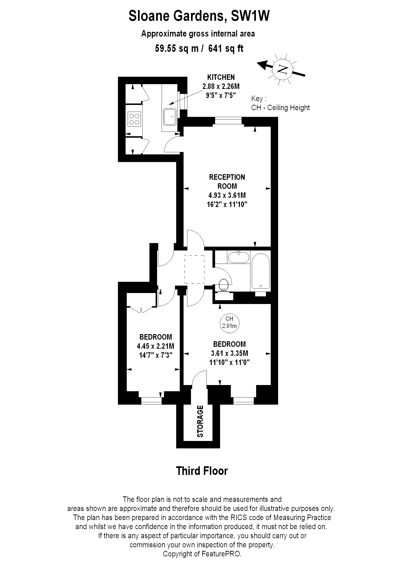 2 Bedrooms Flat to rent in Sloane Gardens, Sloane Square, London SW1W