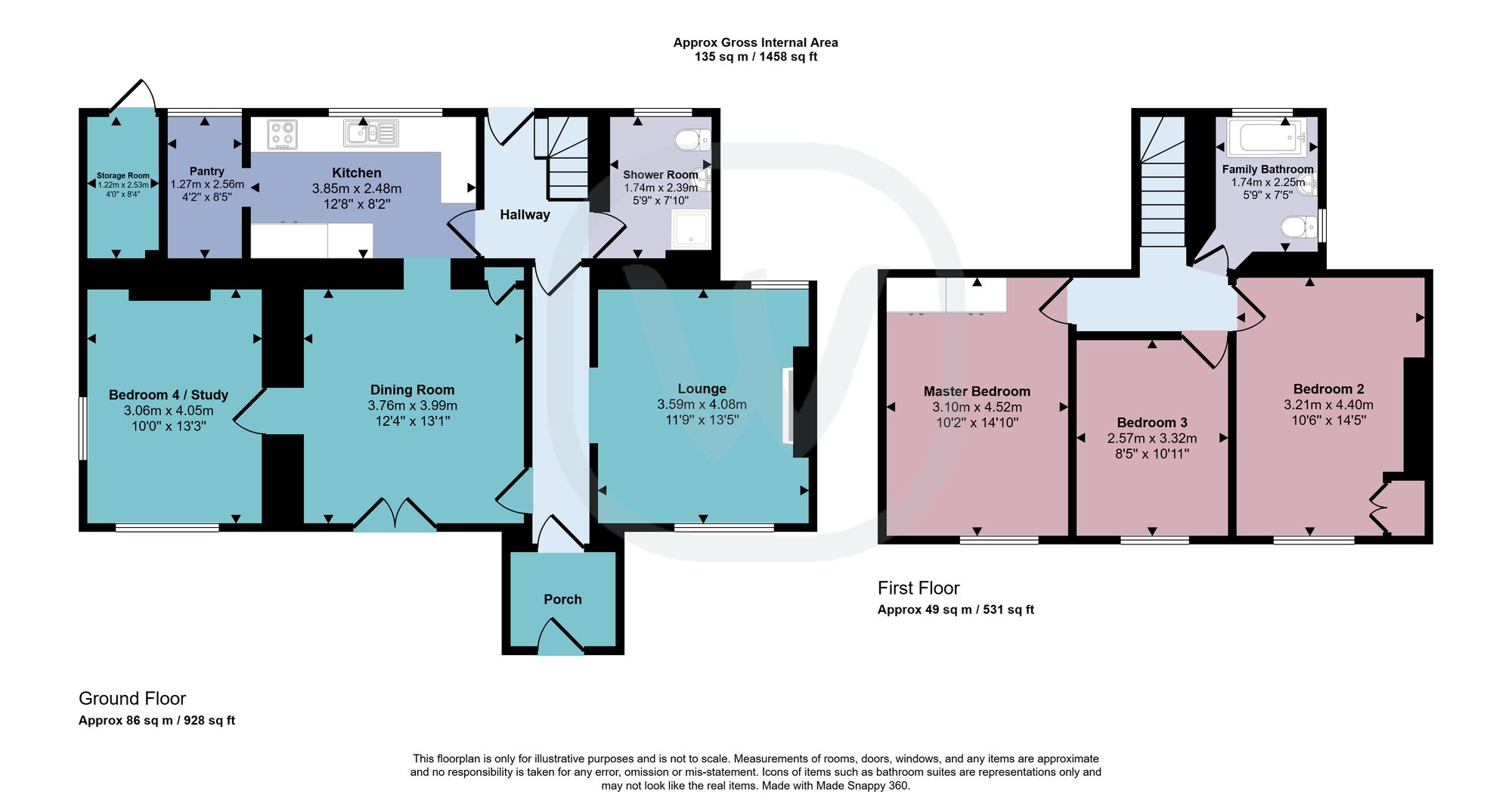 4 Spring Lane, Grantham floorplan