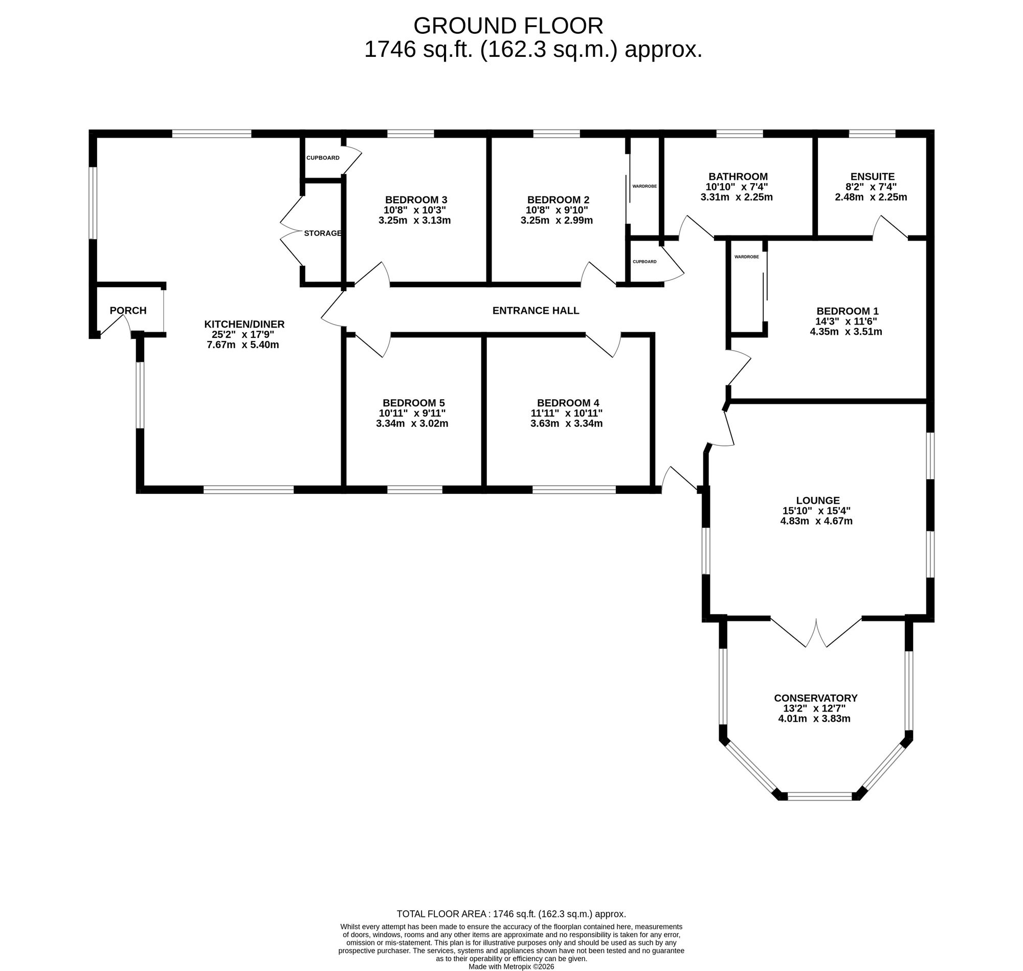 38 Glenorchil Crescent, Auchterarder floorplan