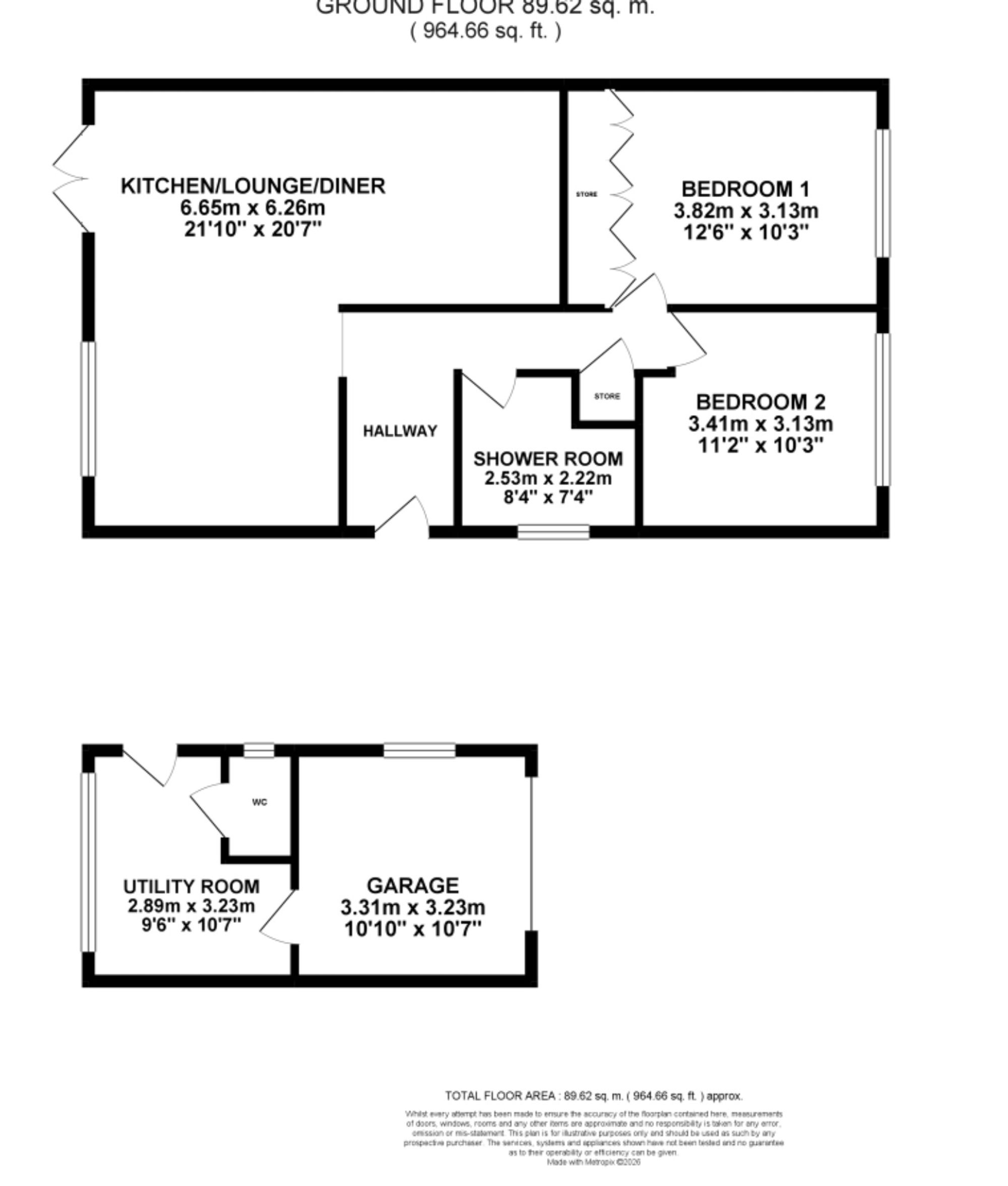 22 Romford Place, Stoke-On-Trent floorplan