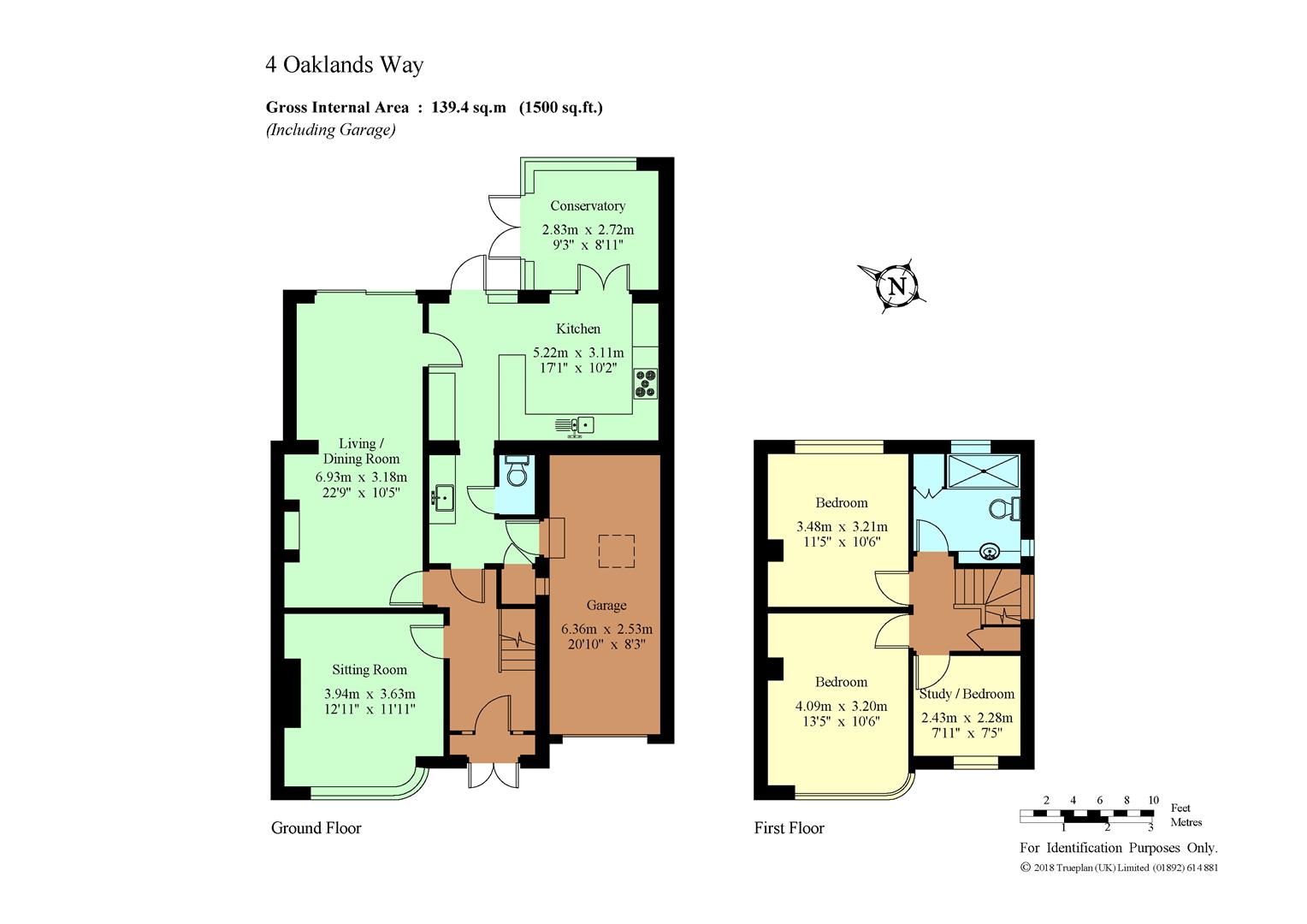 3 Bedrooms Semi-detached house for sale in Oaklands Way, Hildenborough, Tonbridge TN11