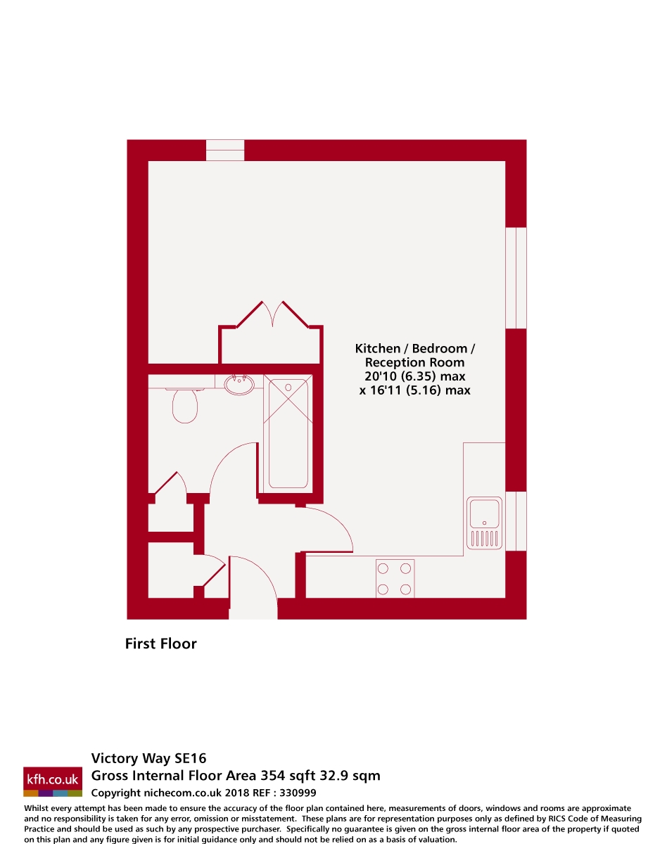 14, Victory Way, London floorplan